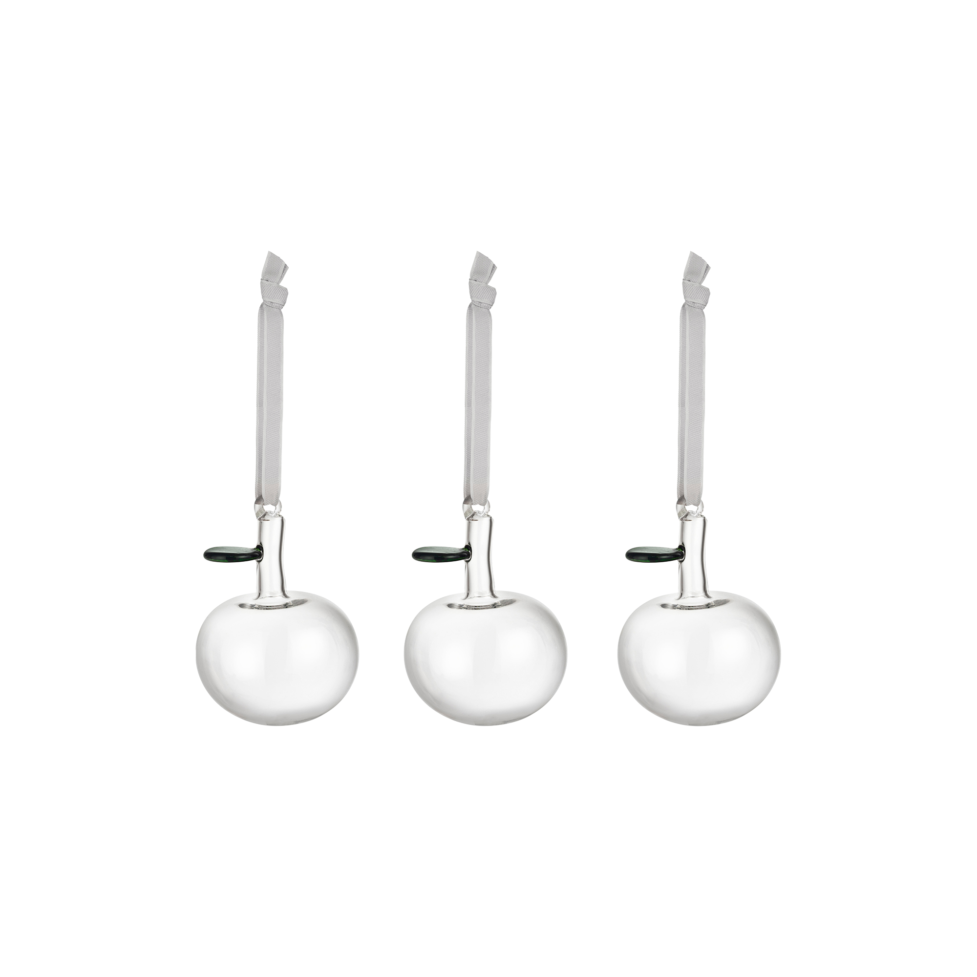 Iittala - Glas æble 3 stk., klar, Iittala Decorations