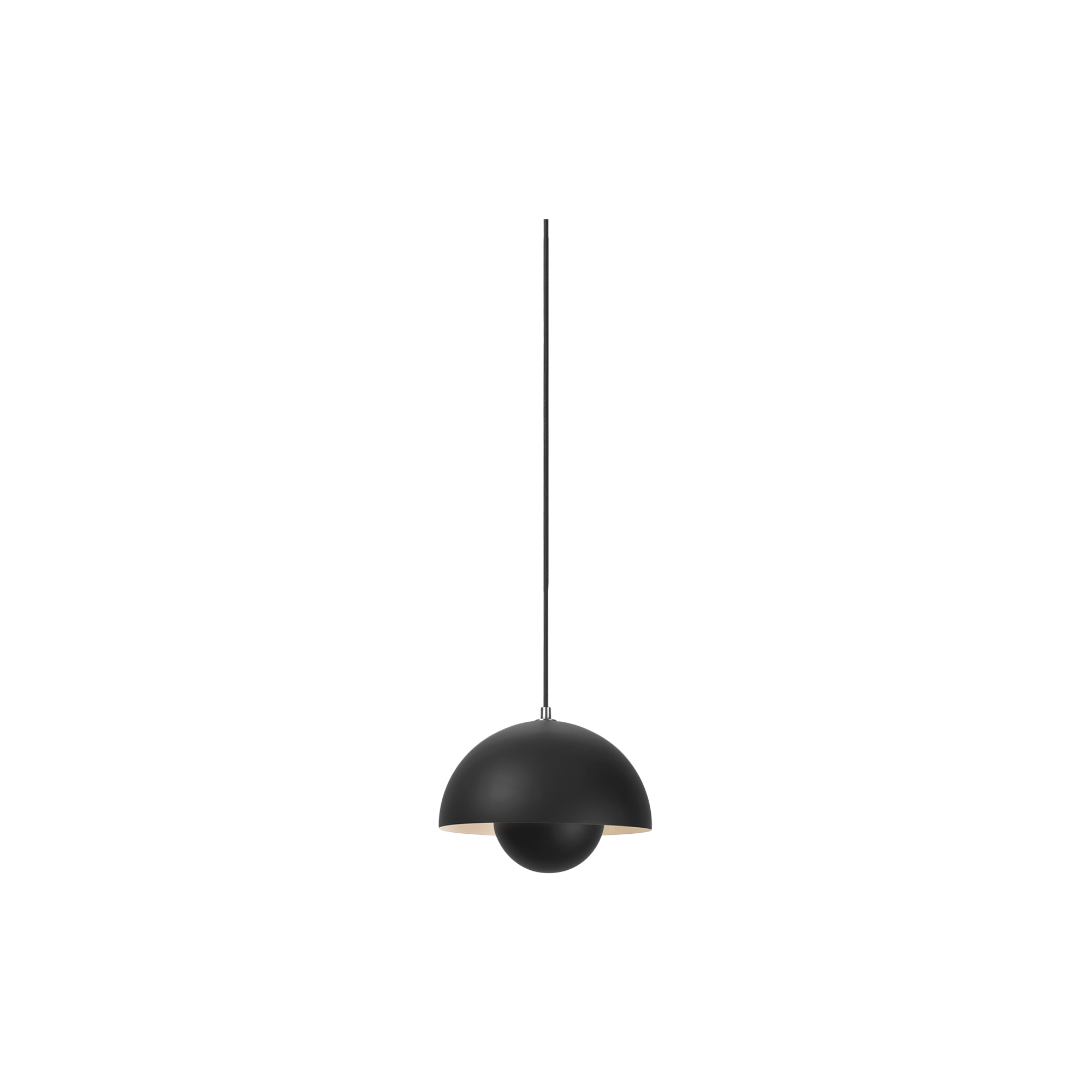 &Tradition - Flowerpot VP1 Pendant, matt black - H: 16 x Ø 23 cm.