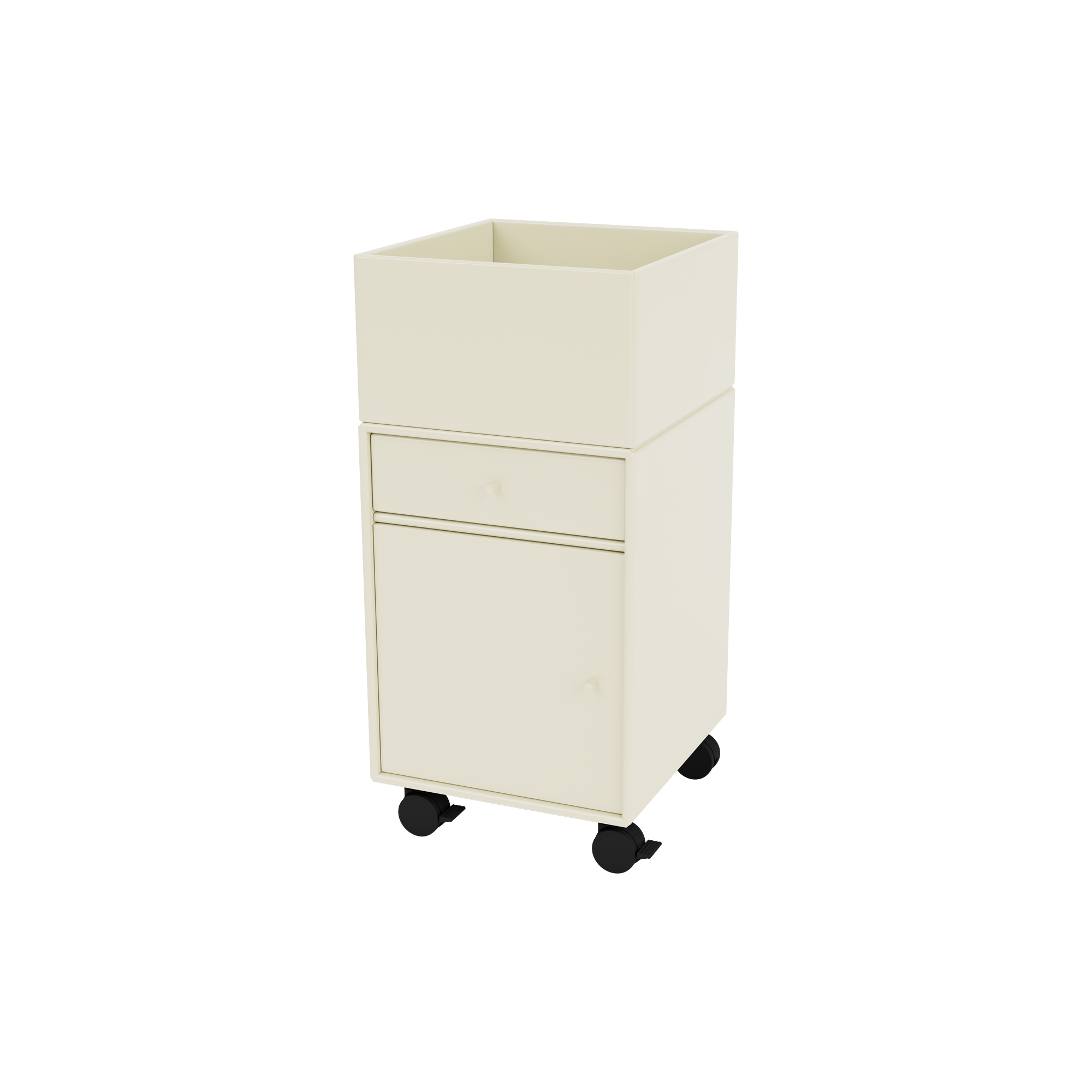 Montana Furniture - RUNNER opbevaring på hjul, 150 vanilla