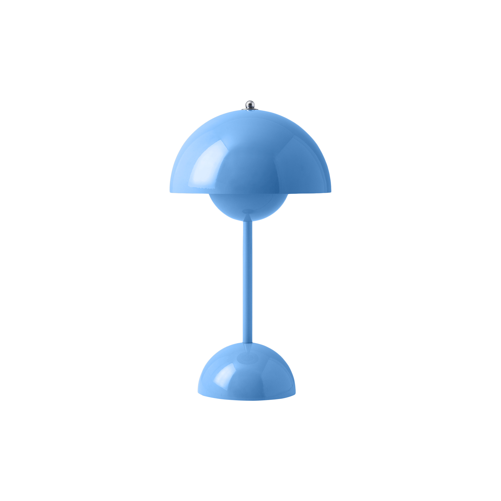 &Tradition - Flowerpot VP9 Portable Table Lamp, swim blue - H: 29,5 x Ø 16 cm.