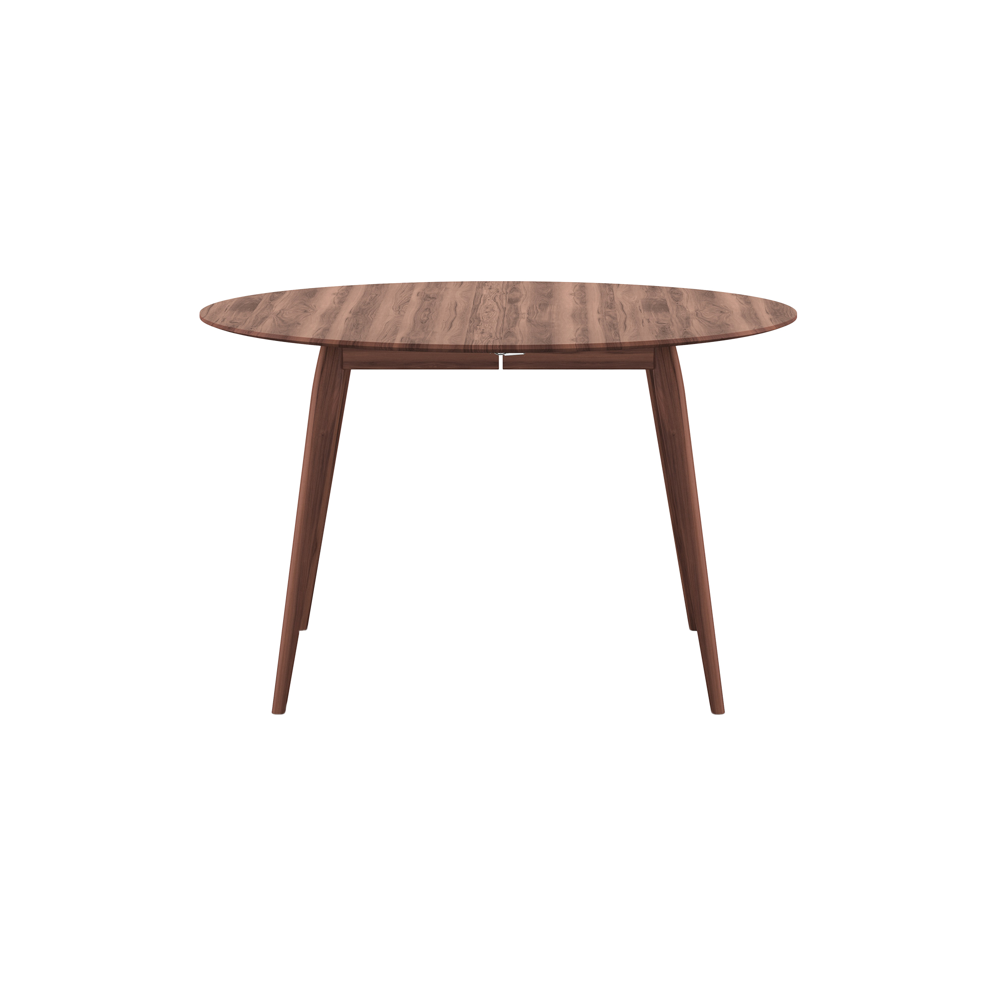 Bruunmunch Furniture - PLAYdinner Round Ø120 spisebord med udtræk, naturolieret valnød