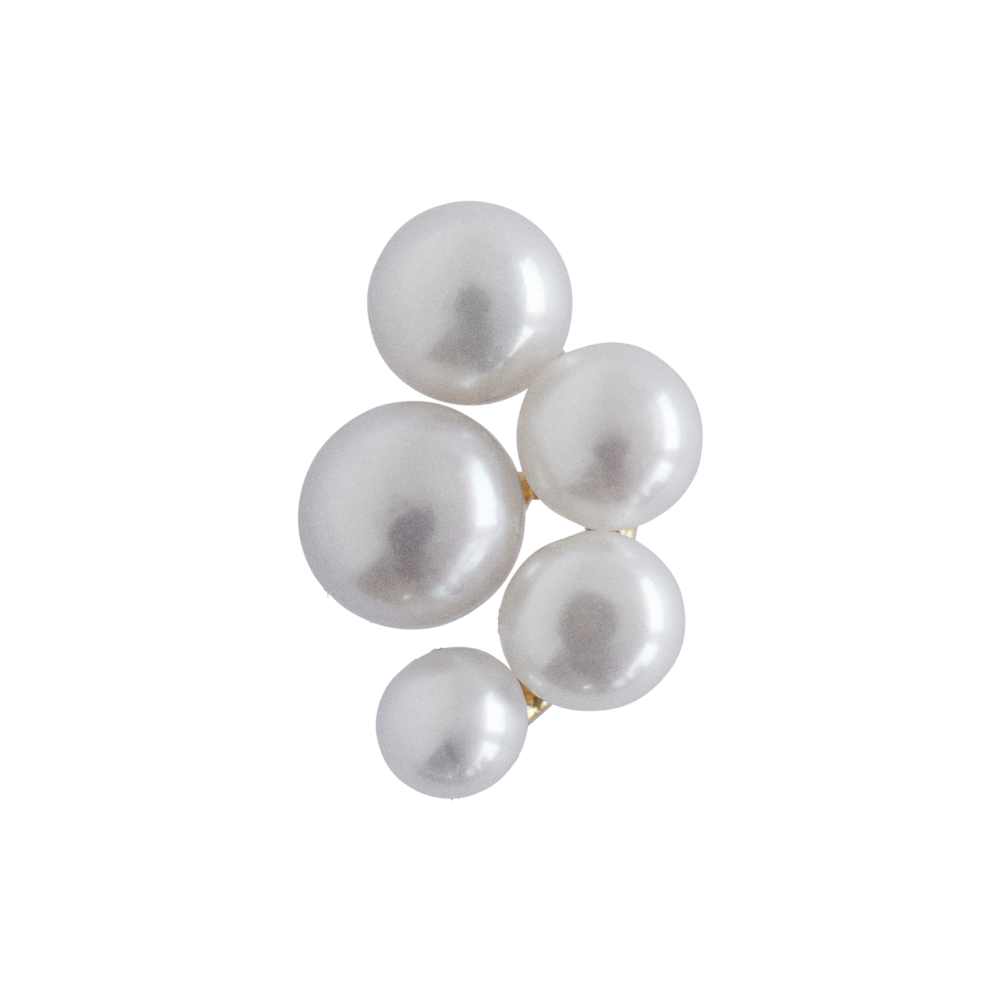 Stine A Jewelry - Bloom Pearl Berries Earring Single, gold
