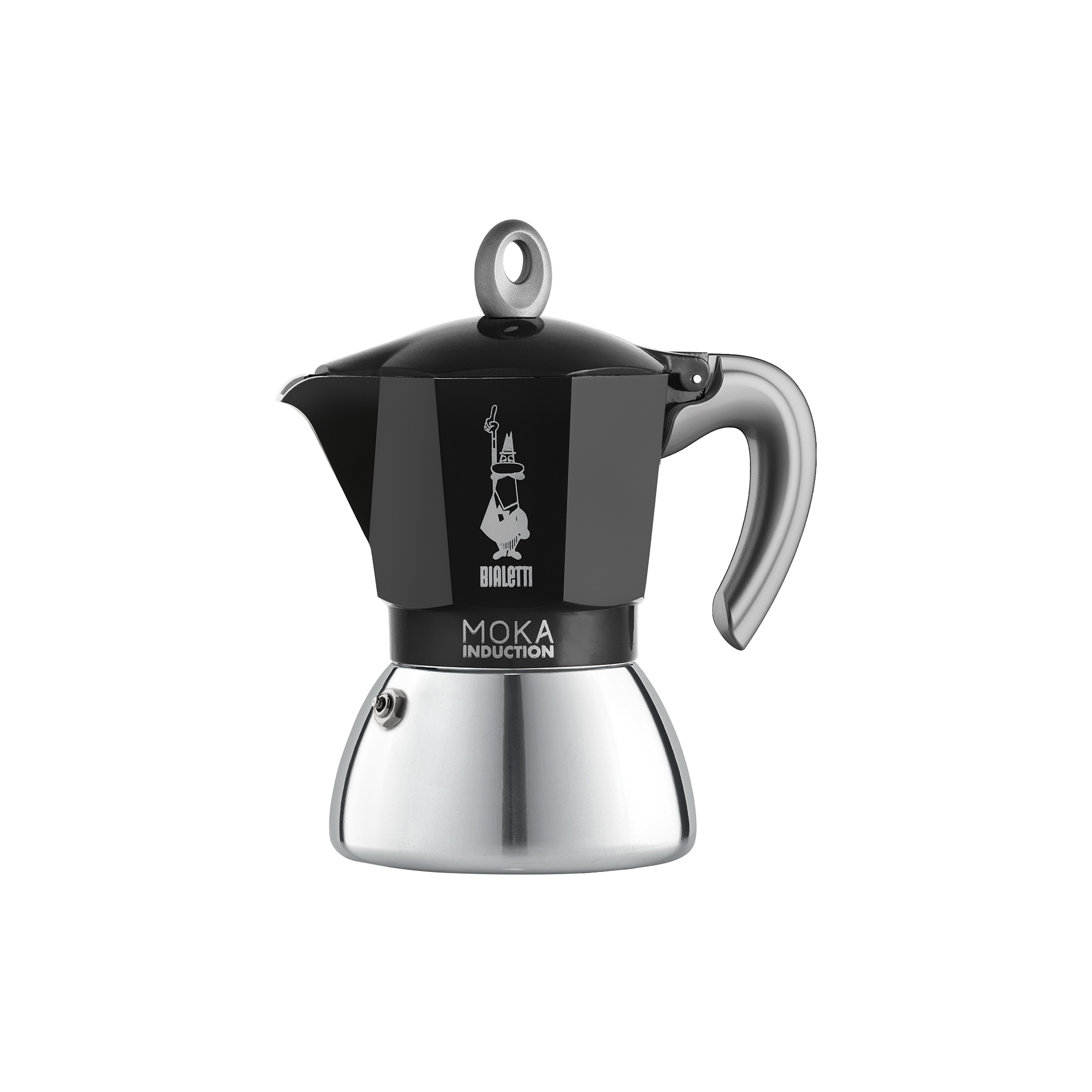 Bialetti - Moka espressokande til induktion, 6 kopper, Moka Induction - 6cups