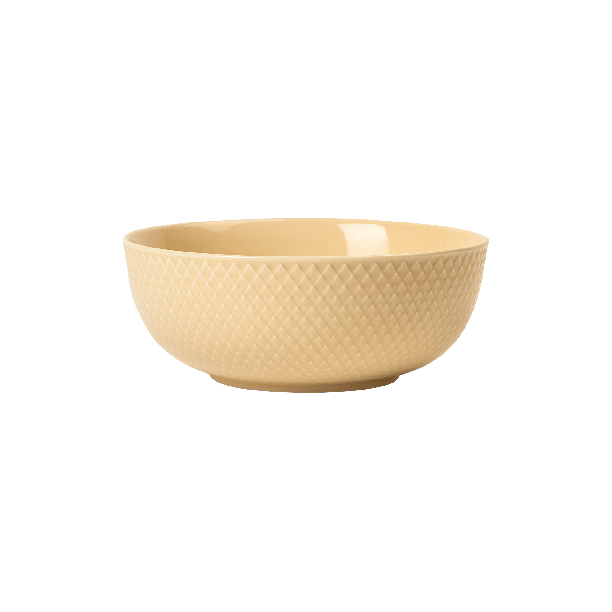 Lyngby Porcelæn - Rhombe Color skål, sand