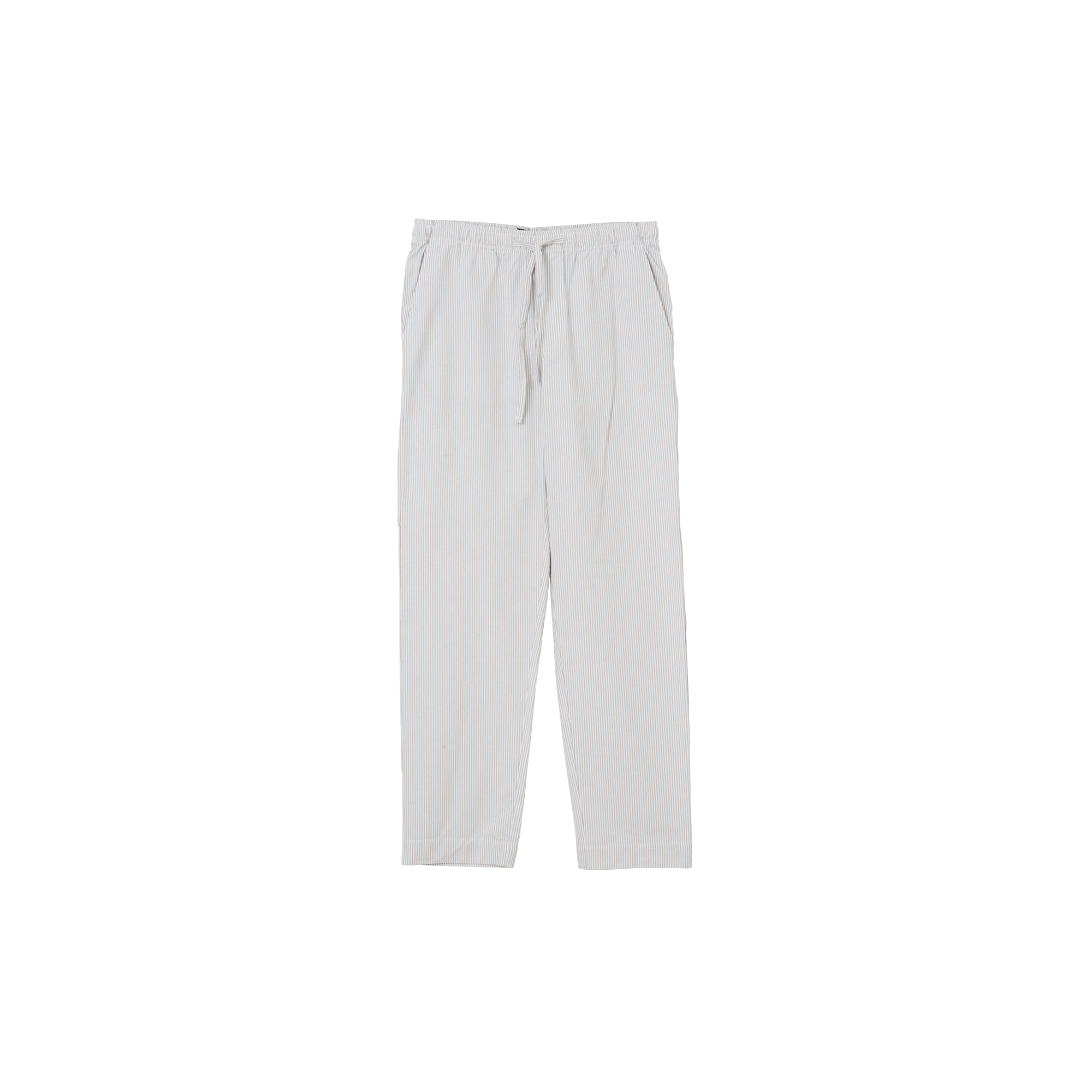 Lexington - Men's Organic Cotton bukser, gray/white - Str. M
