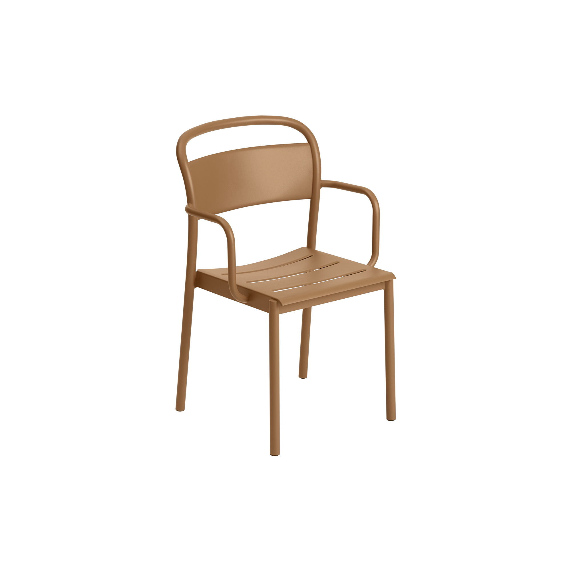 Muuto - Linear Steel Armchair, burnt orange