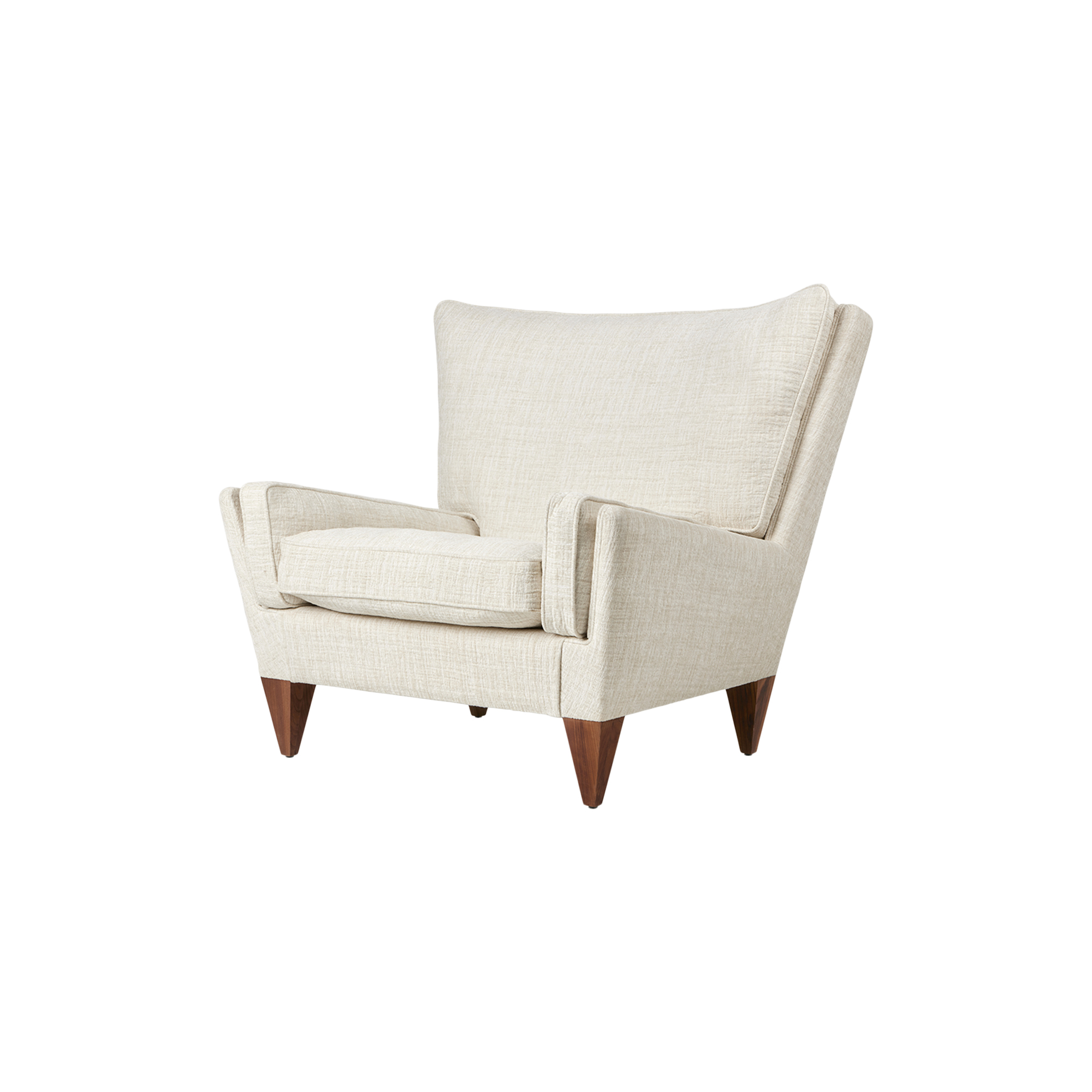 GUBI - V11 Lounge Chair, Limonta 027/oiled walnut