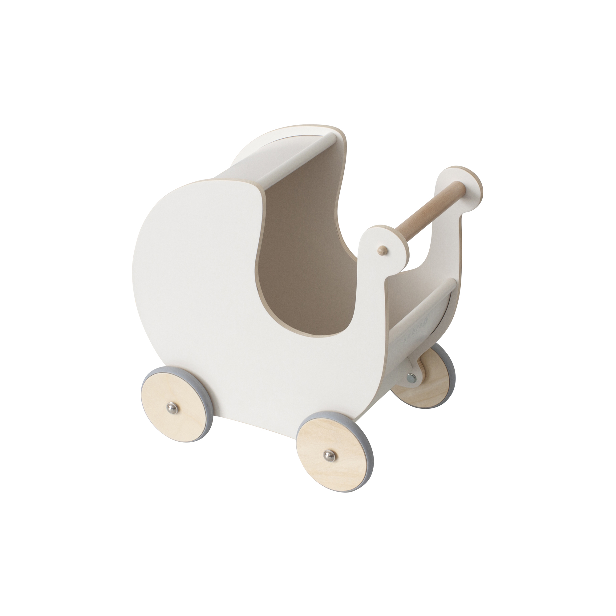 Sebra - Dukkevogn, classic white