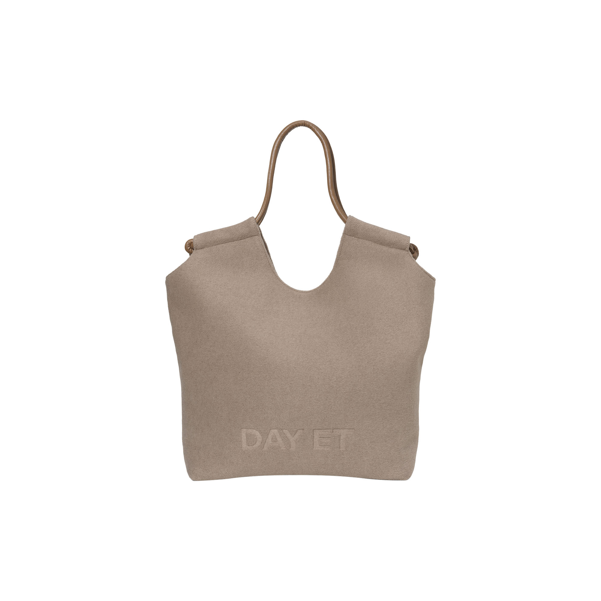 DAY ET - Day Woolen Tote, chocolate chip
