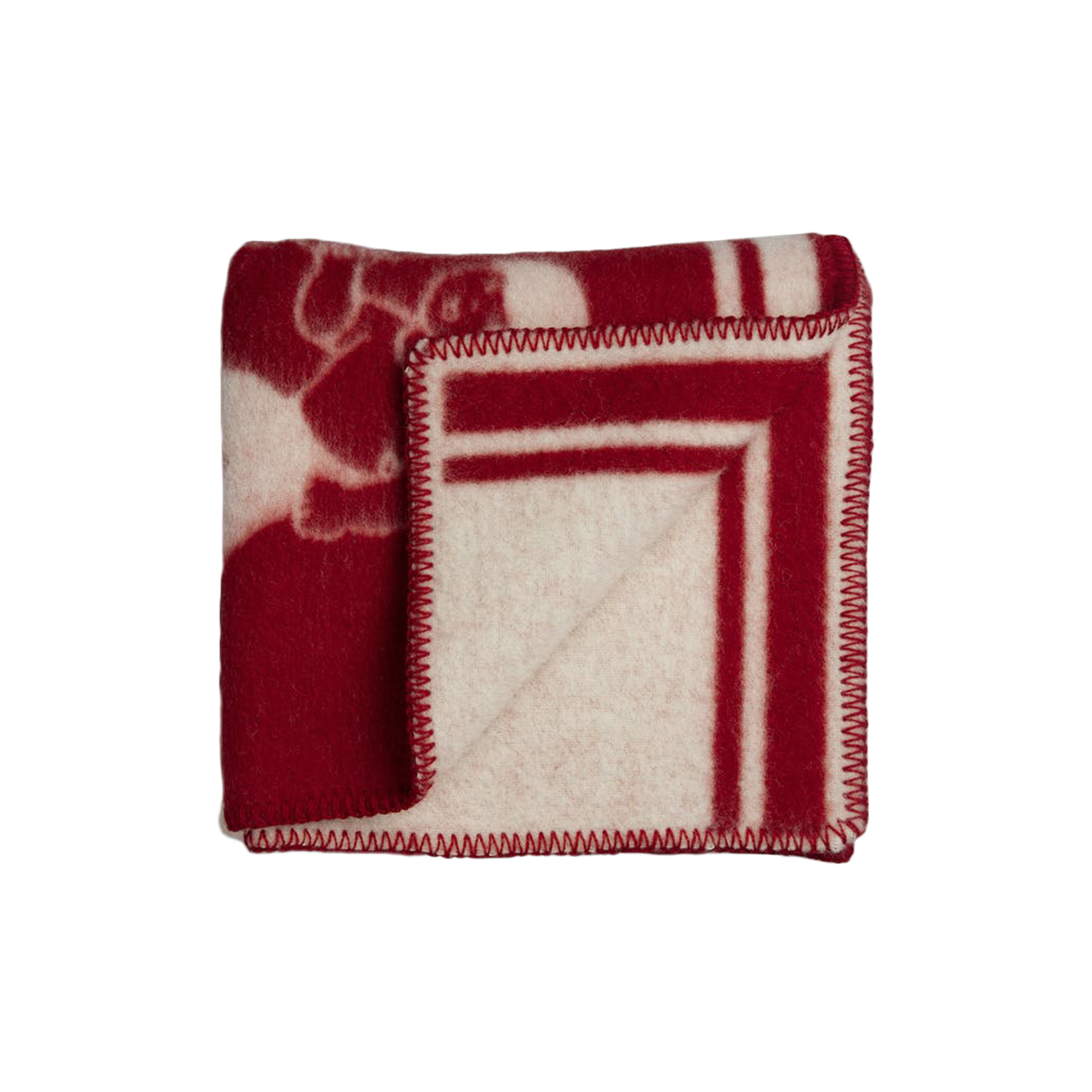 Røros Tweed - SAU Half Size Throw, red