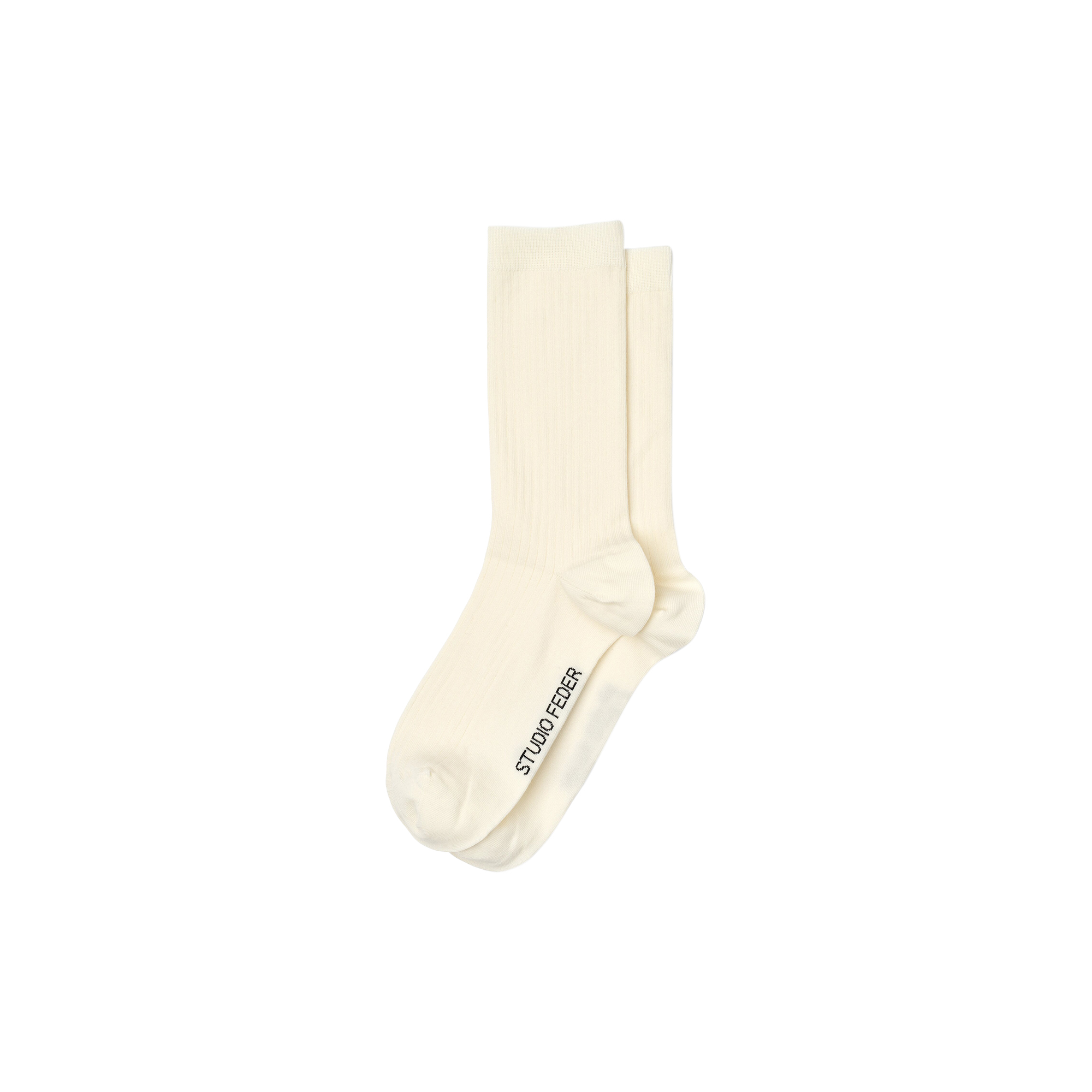 Studio Feder - Minna bomuld sok, broken white - 36-38
