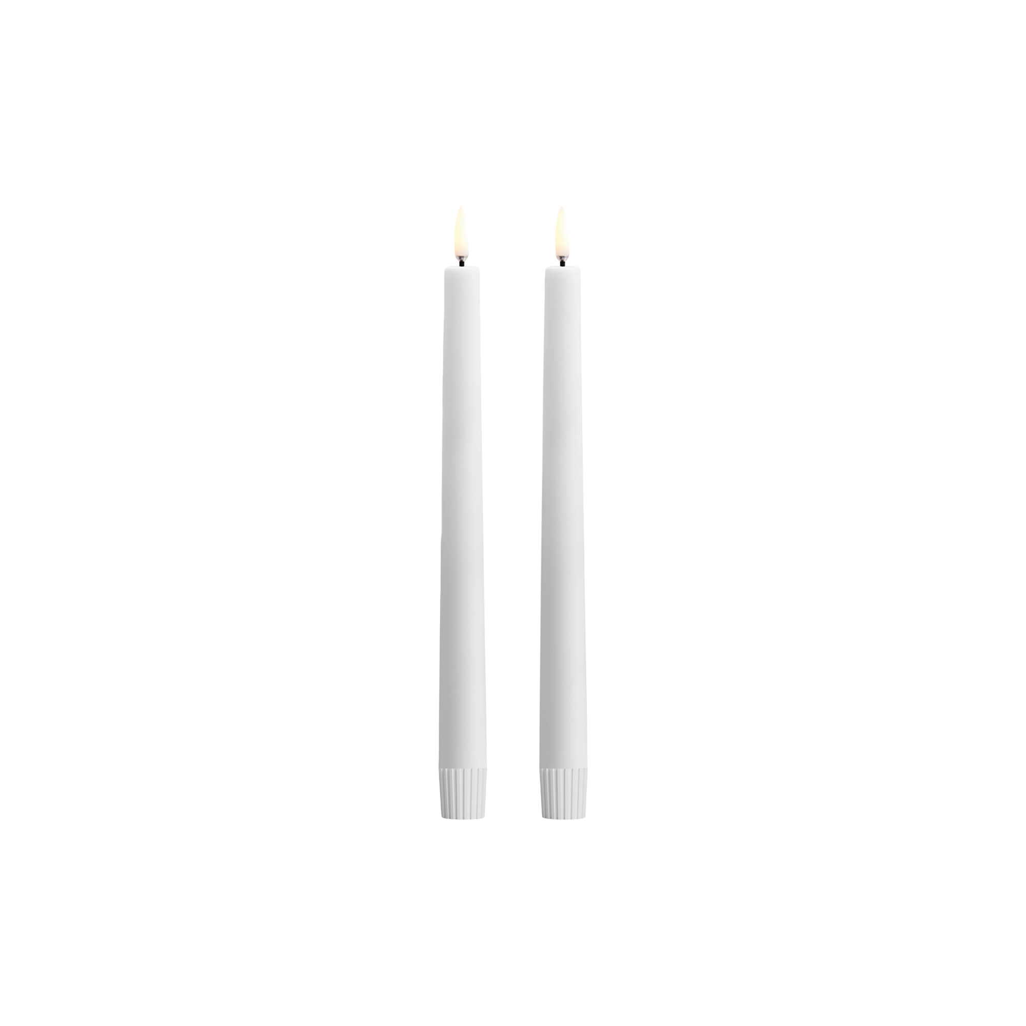 Uyuni Lighting - Outdoor LED taper candle 2-pack, white, Outdoor Collection