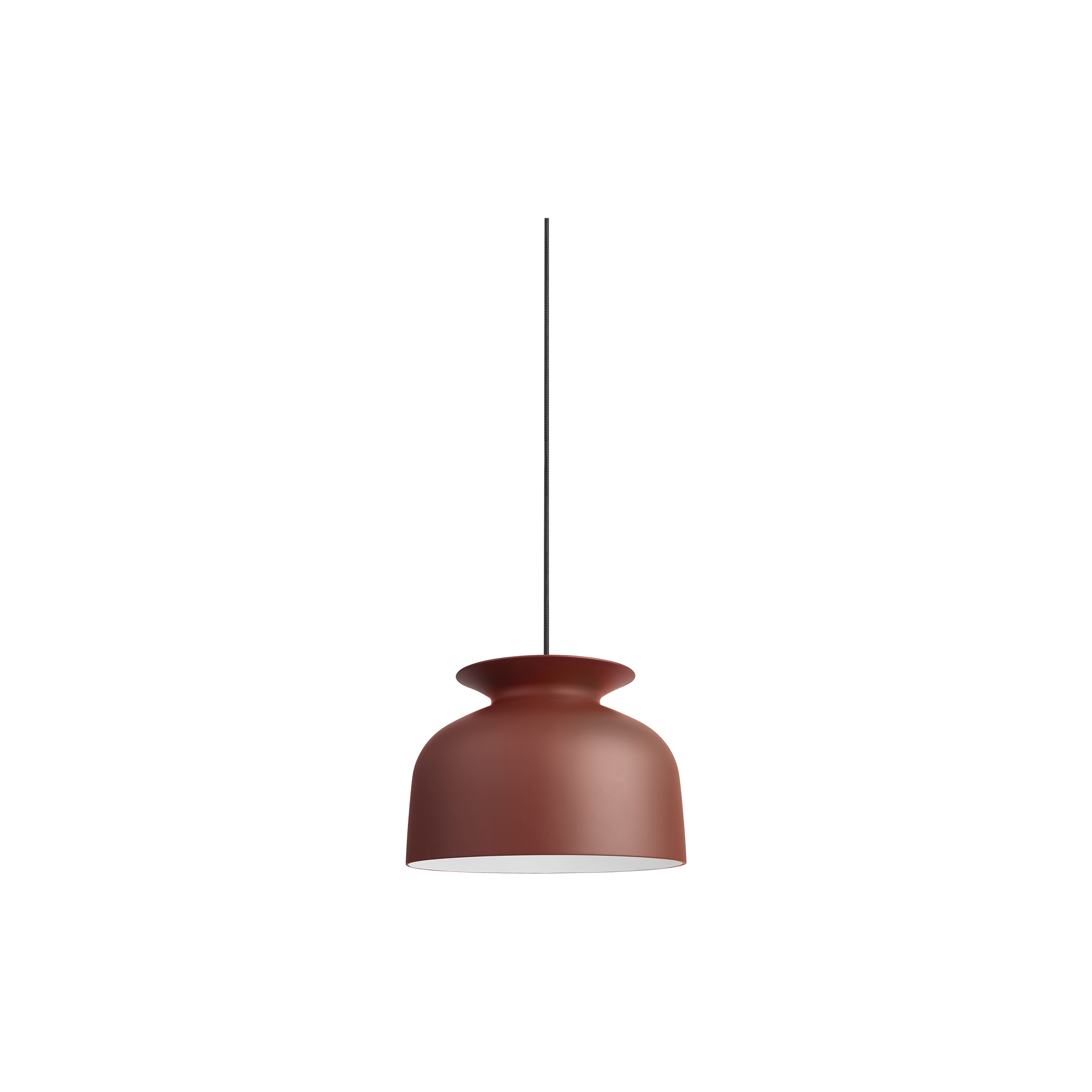 GUBI - Ronde Pendant, redwood matt - H: 28 x Ø 40 cm.