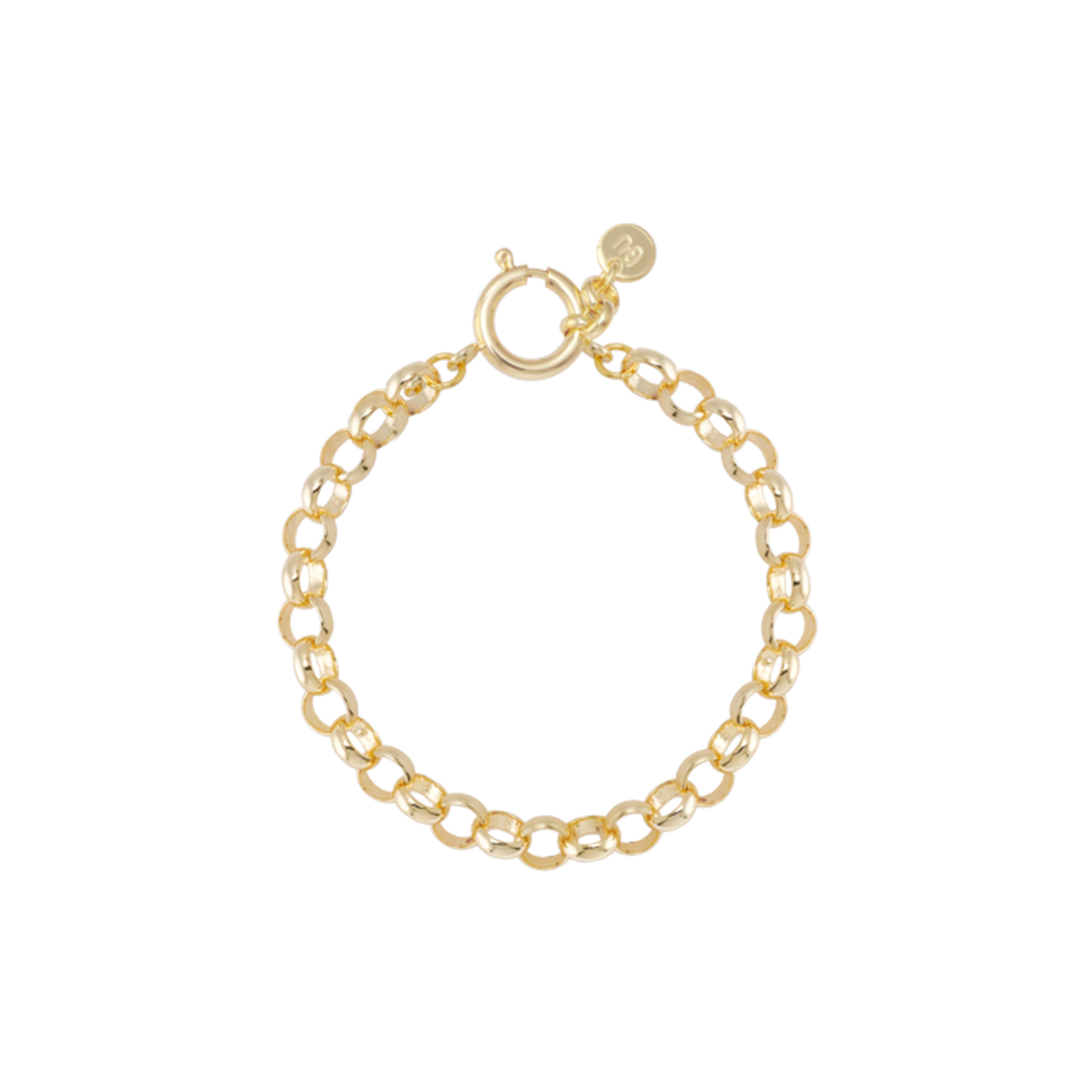 bangle up - EYELET multi-ring chain bangle