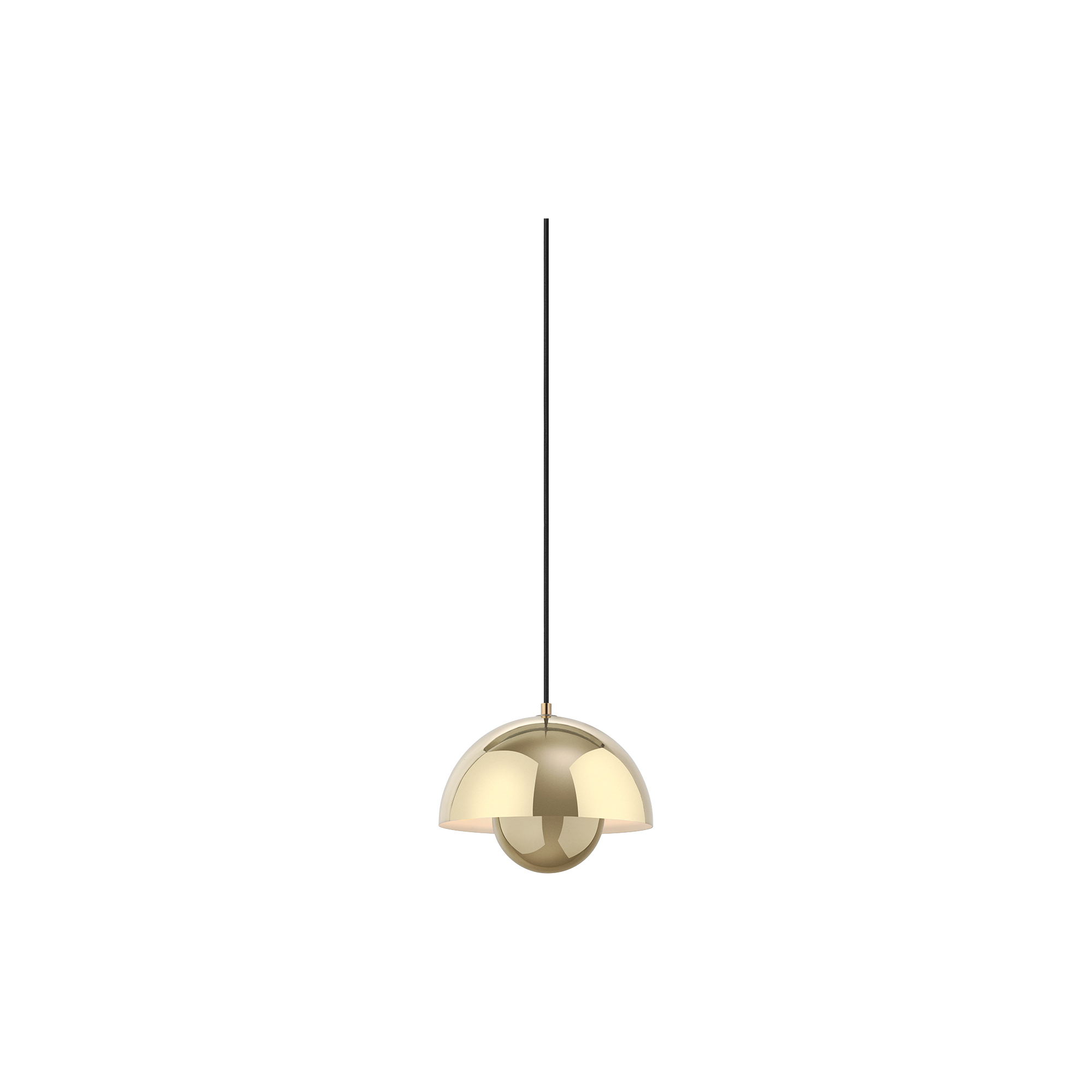 &Tradition - Flowerpot VP1 Pendant, brass-plated - H: 16 x Ø 23 cm.