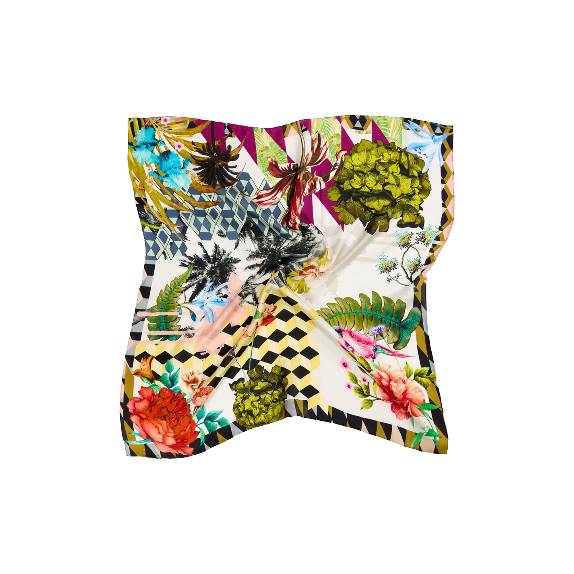 Bella Ballou - DECOUPAGE Tørklæde, rød
