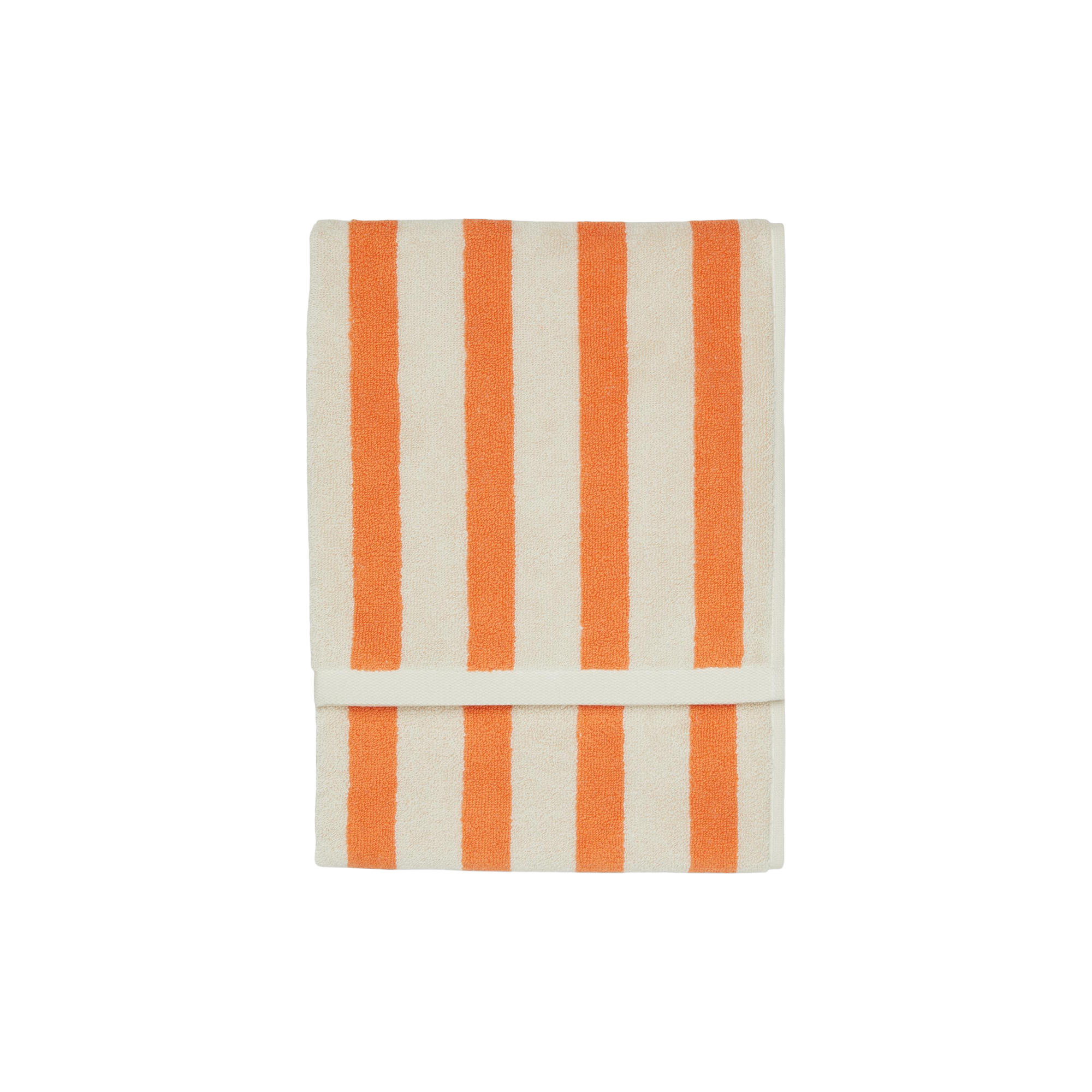 Marc O'Polo - Heritage håndklæde, melon - 50x100 cm