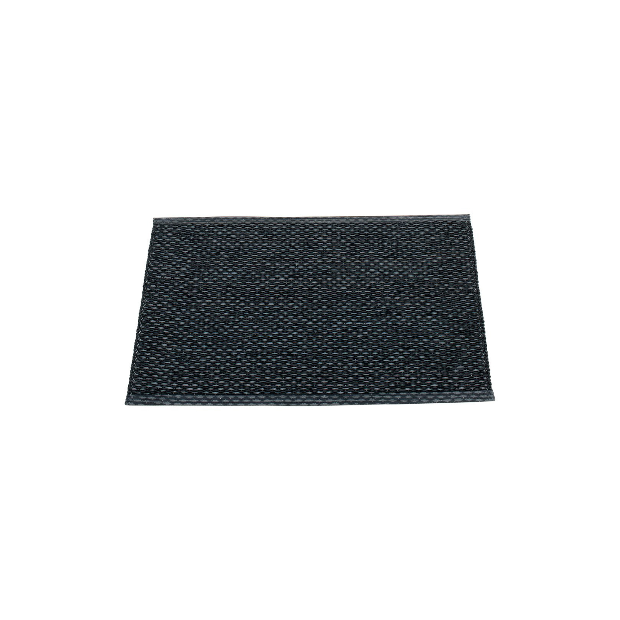 Pappelina - Svea gulvløber, black metallic/black - 70x50 cm