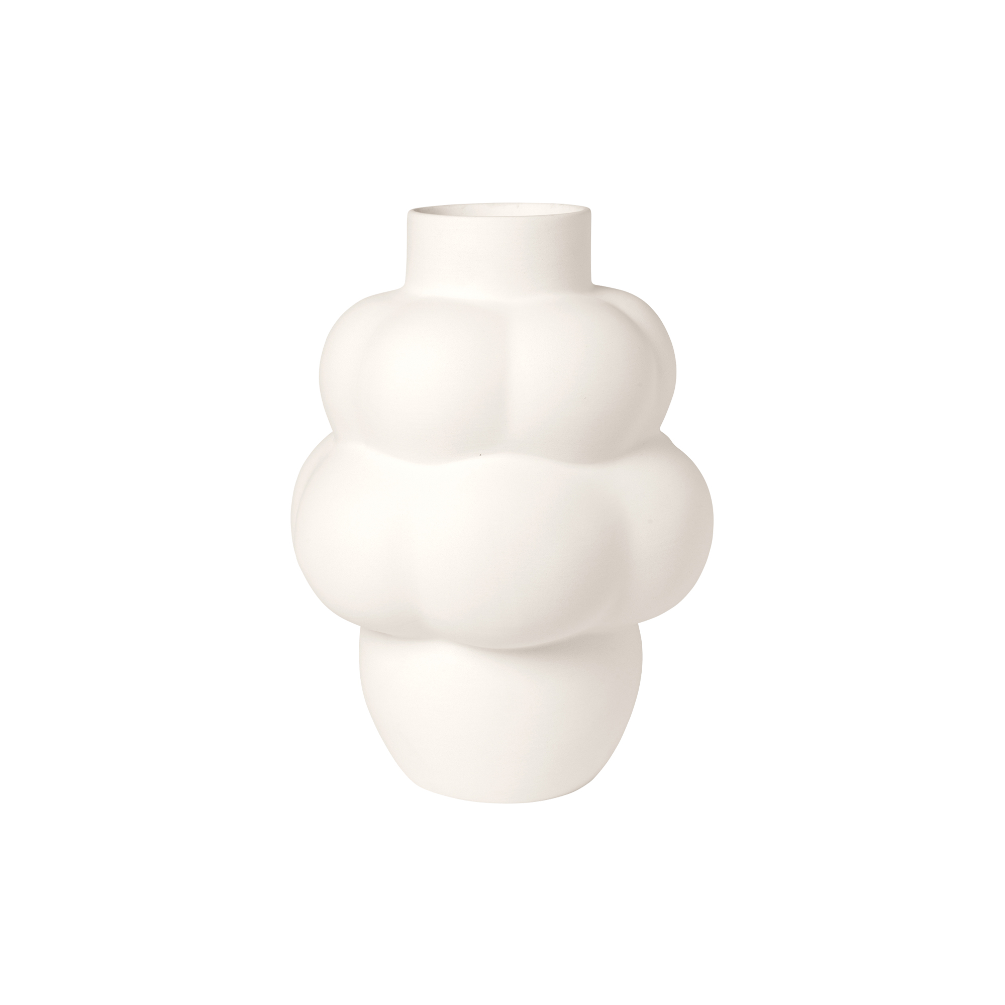 Louise Roe - Balloon vase 04, raw white