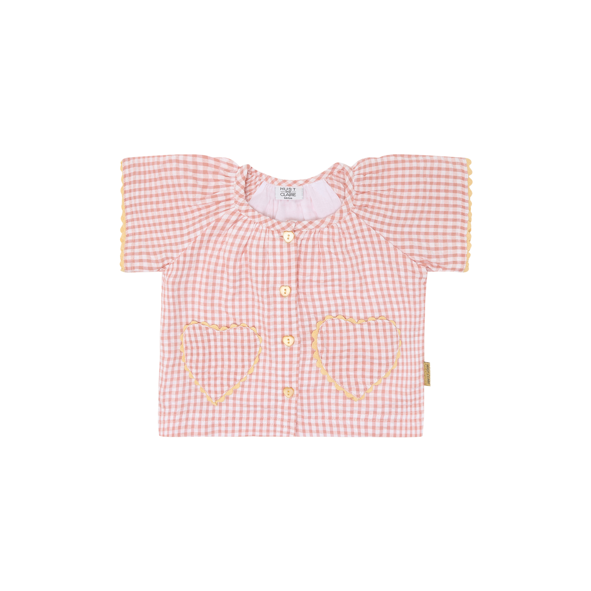 Hust & Claire - HCRafah Check Shirt, shell - Str. 62
