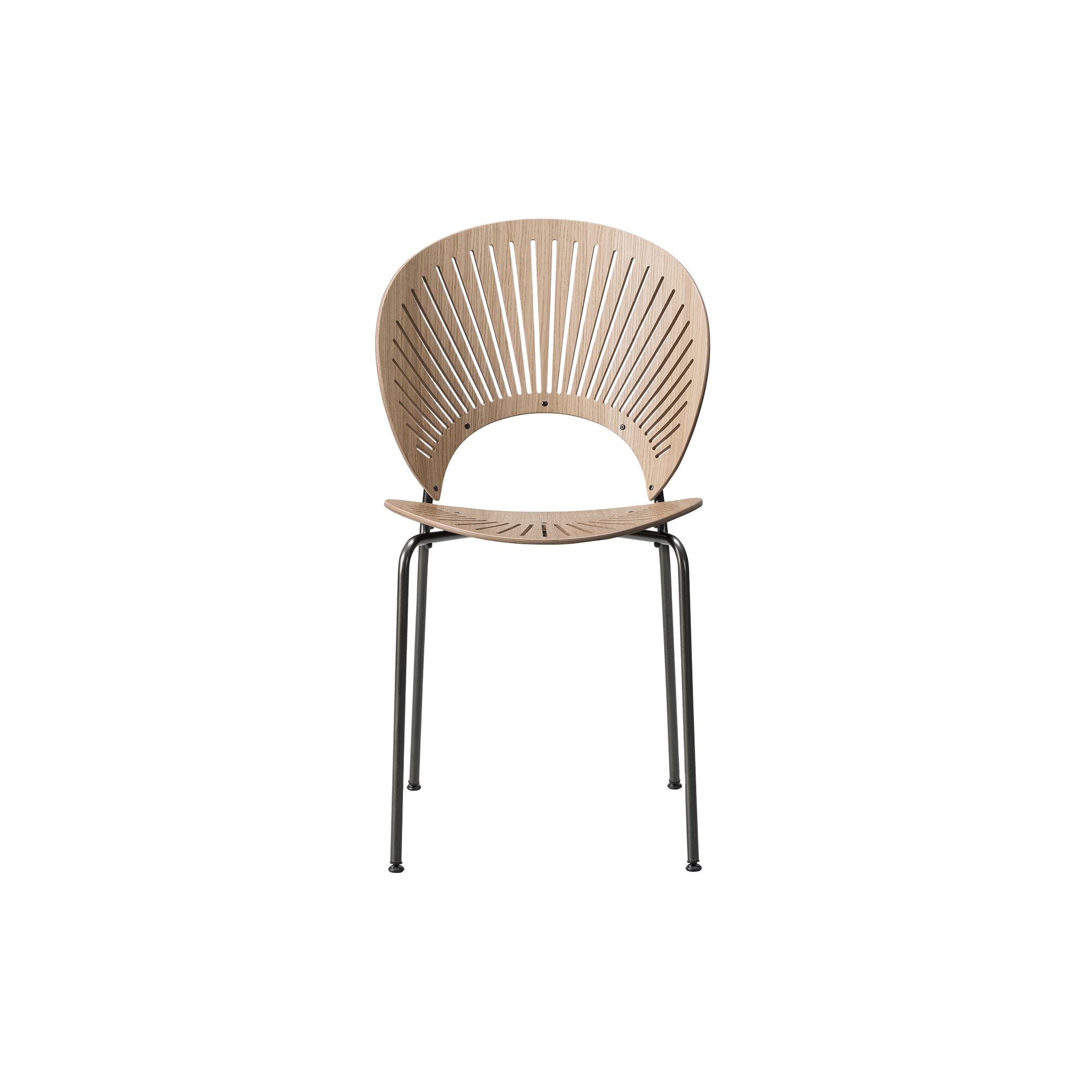 Fredericia Furniture - 3398 Trinidad stol, lacquered oak/flint