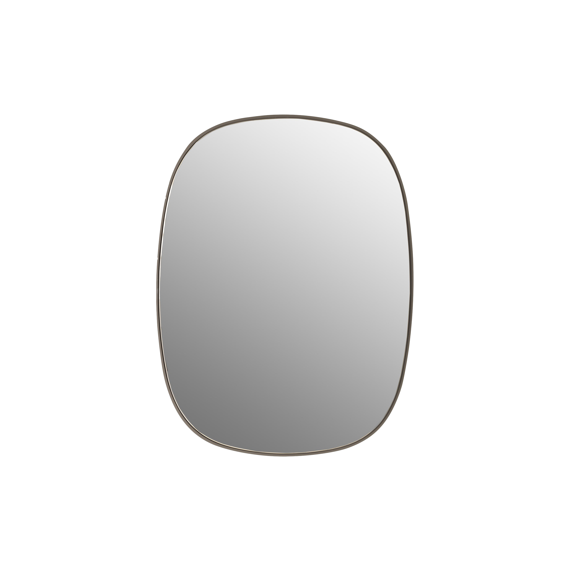 Muuto - Framed Mirror, taupe/clear - Small