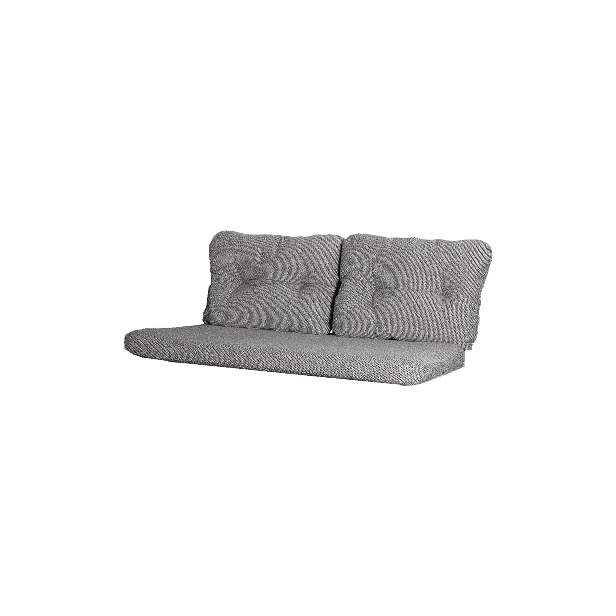 Cane-line - Ocean 2-pers. sofa venstre-/højremodul hyndesæt, dark grey