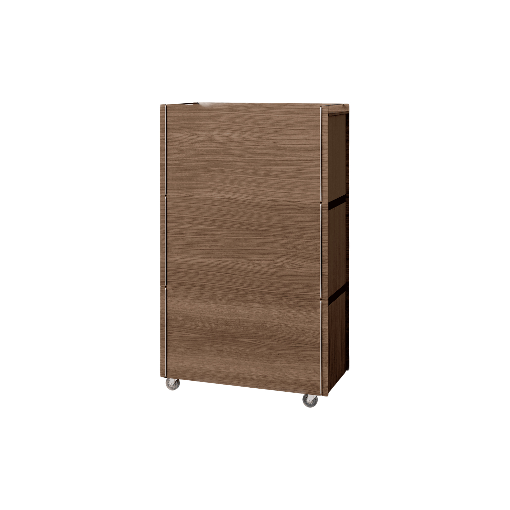 MOEBE - Storage Tower w. Wheels | Tall | Smoked Oak/Stainless Steel | Opbevaringsskab - Tall1