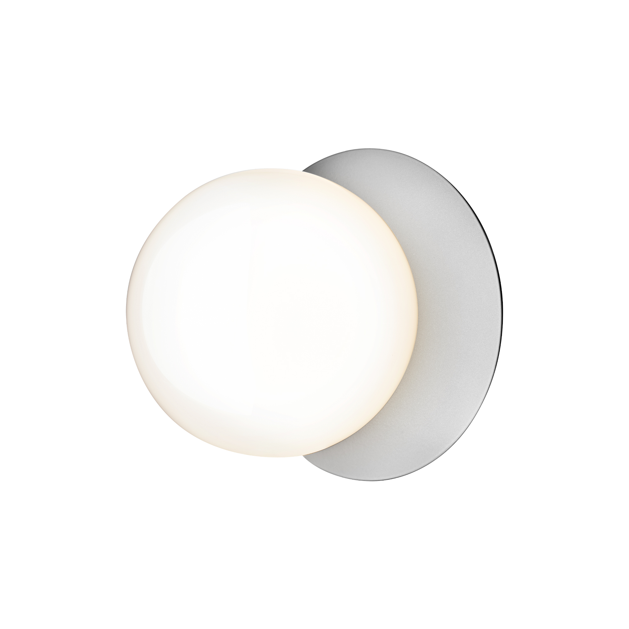 Nuura - Liila 1 Medium Wall Lamp, light silver/opal