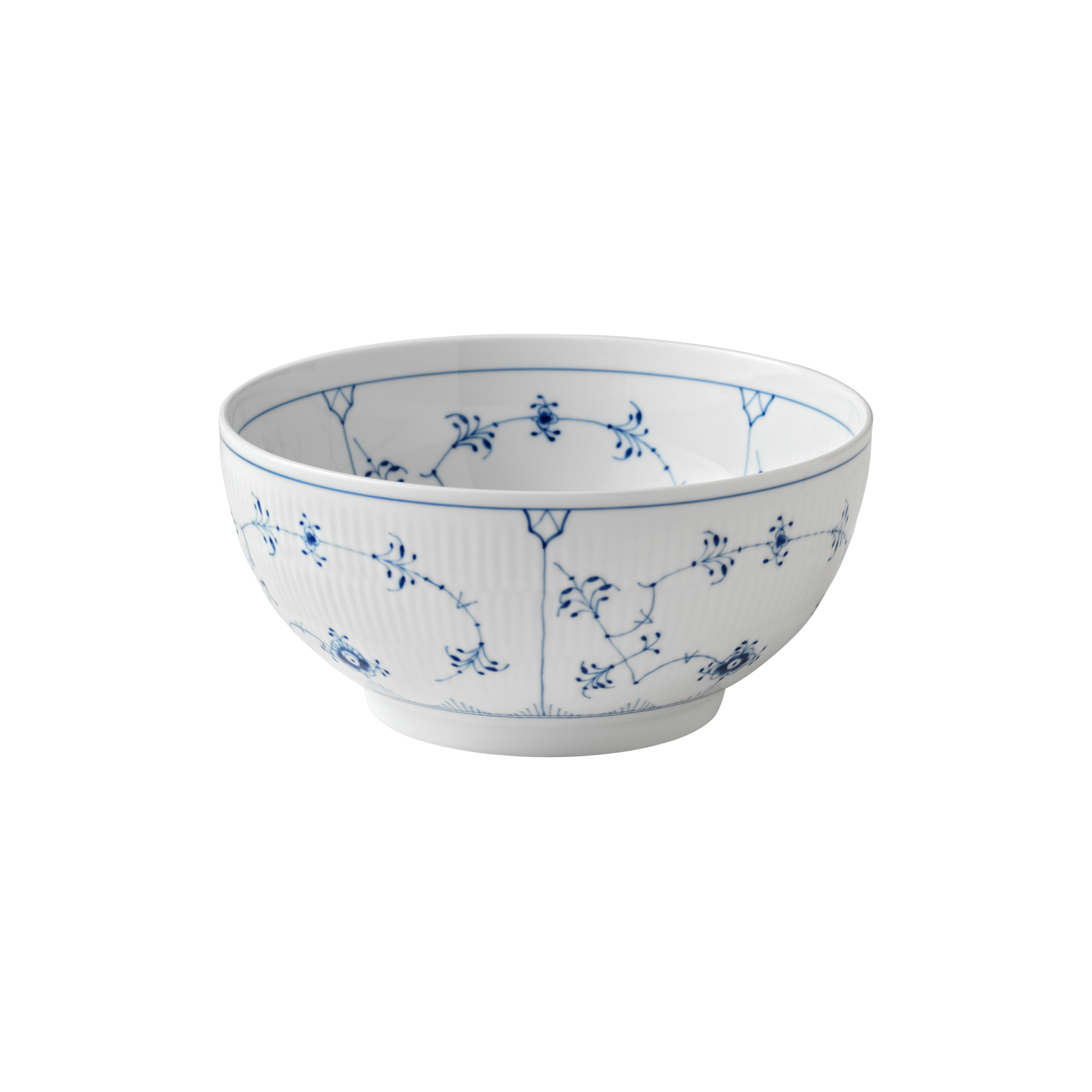 Royal Copenhagen - Musselmalet Riflet skål 310 cl - 310cl