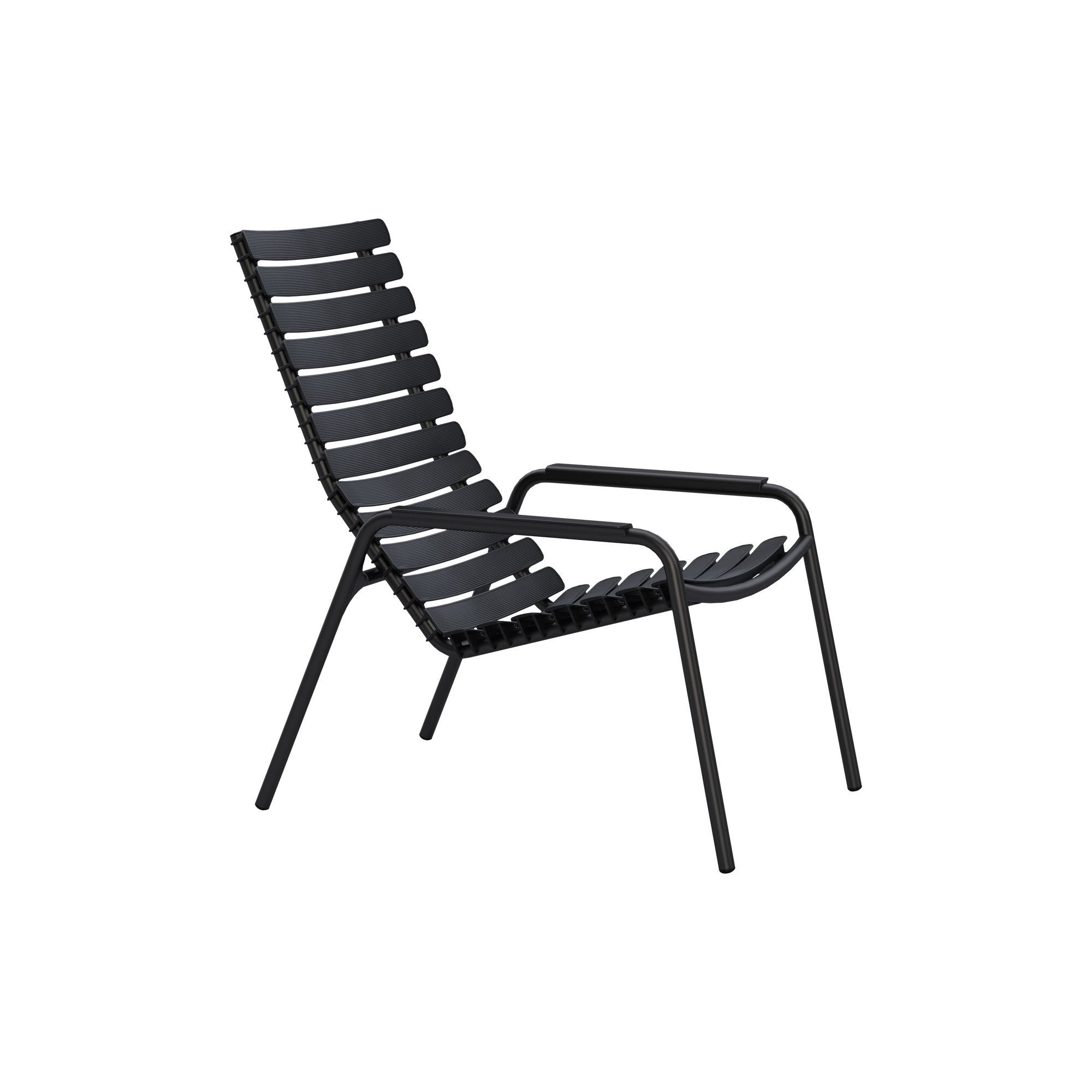 HOUE - ReCLIPS loungestol, black