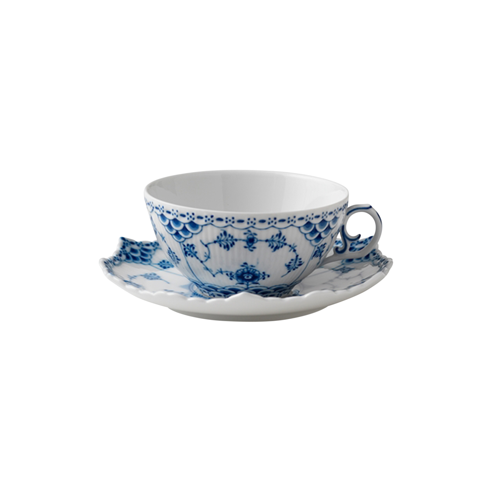 Royal Copenhagen - Musselmalet Helblonde kop og underkop