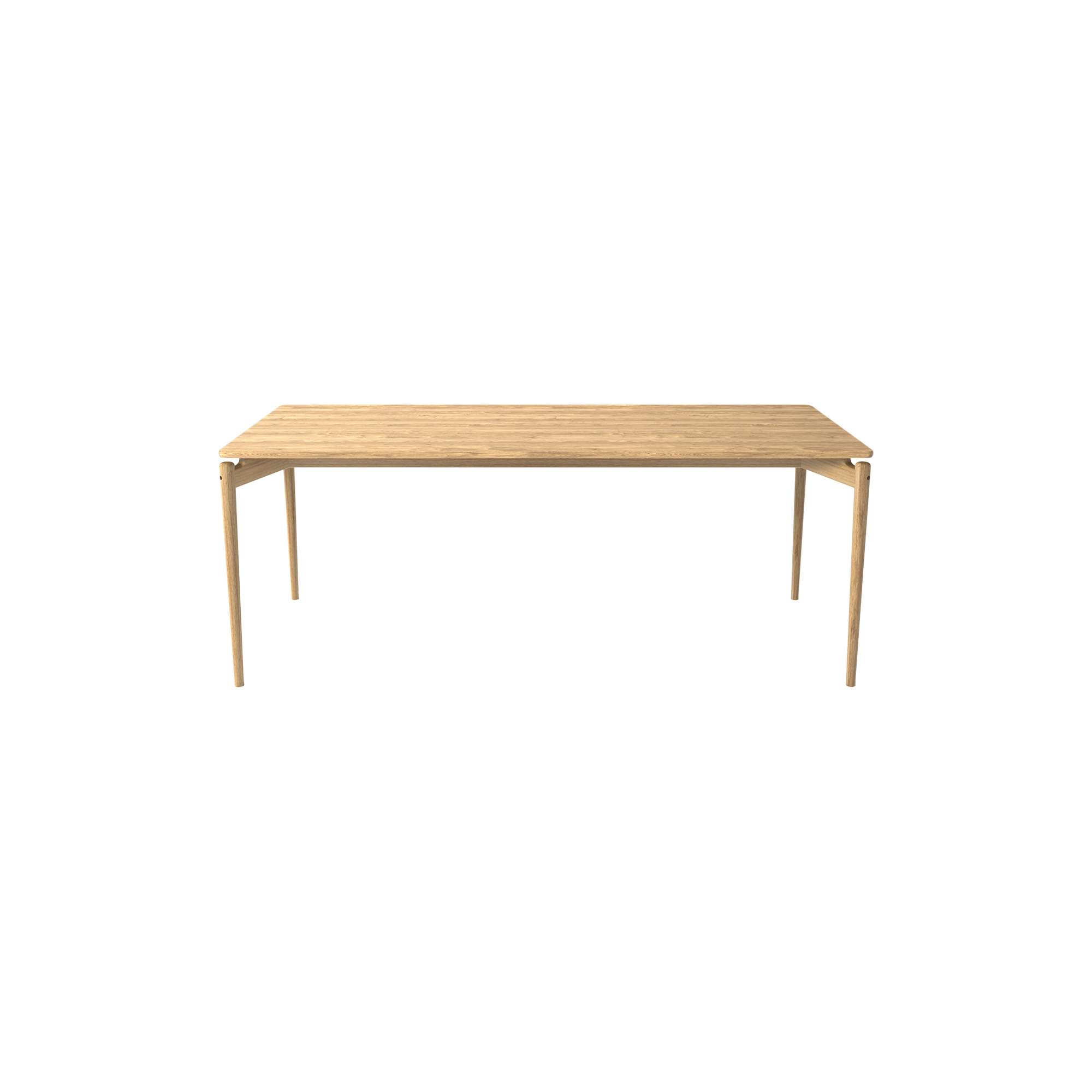 Bruunmunch Furniture - PURE spisebord L190, hvidolieret eg