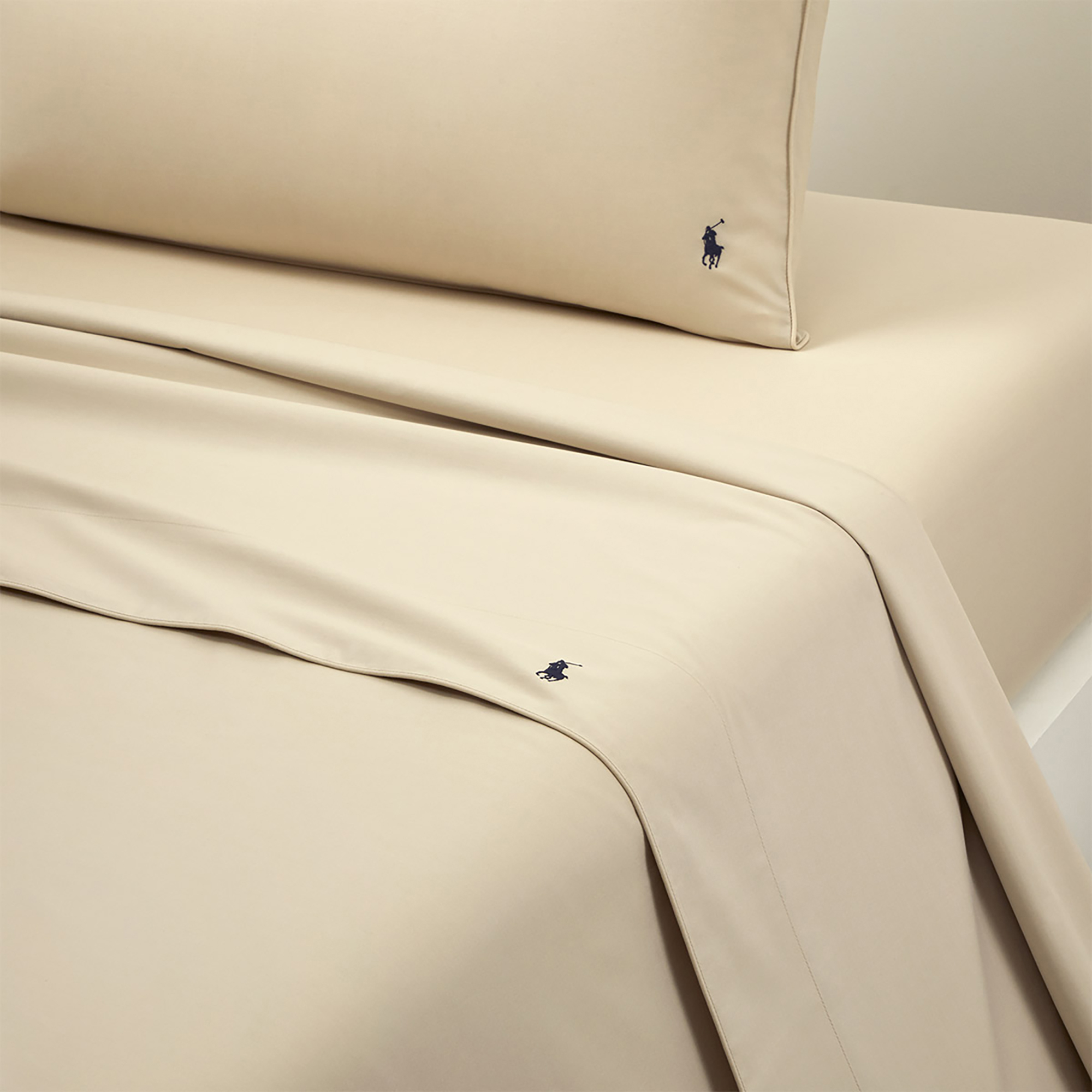 Ralph Lauren Home - Polo Player fladt lagen, pale oak - 180x280 cm