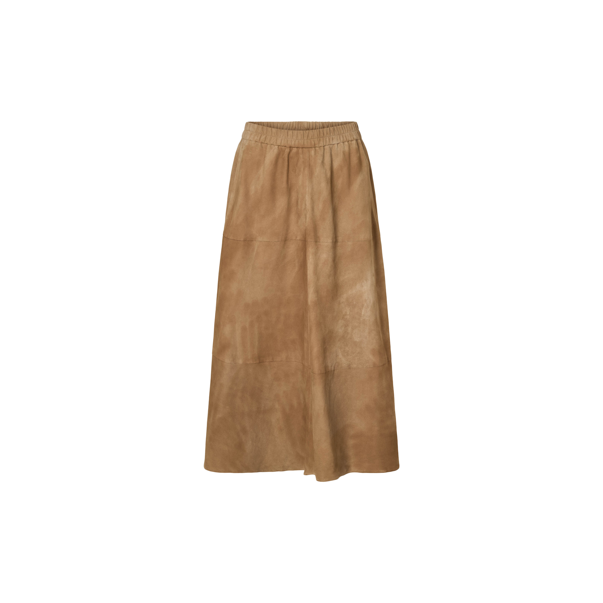 PBO - 1014PBOJono suede long skirt, camel - Str. 40