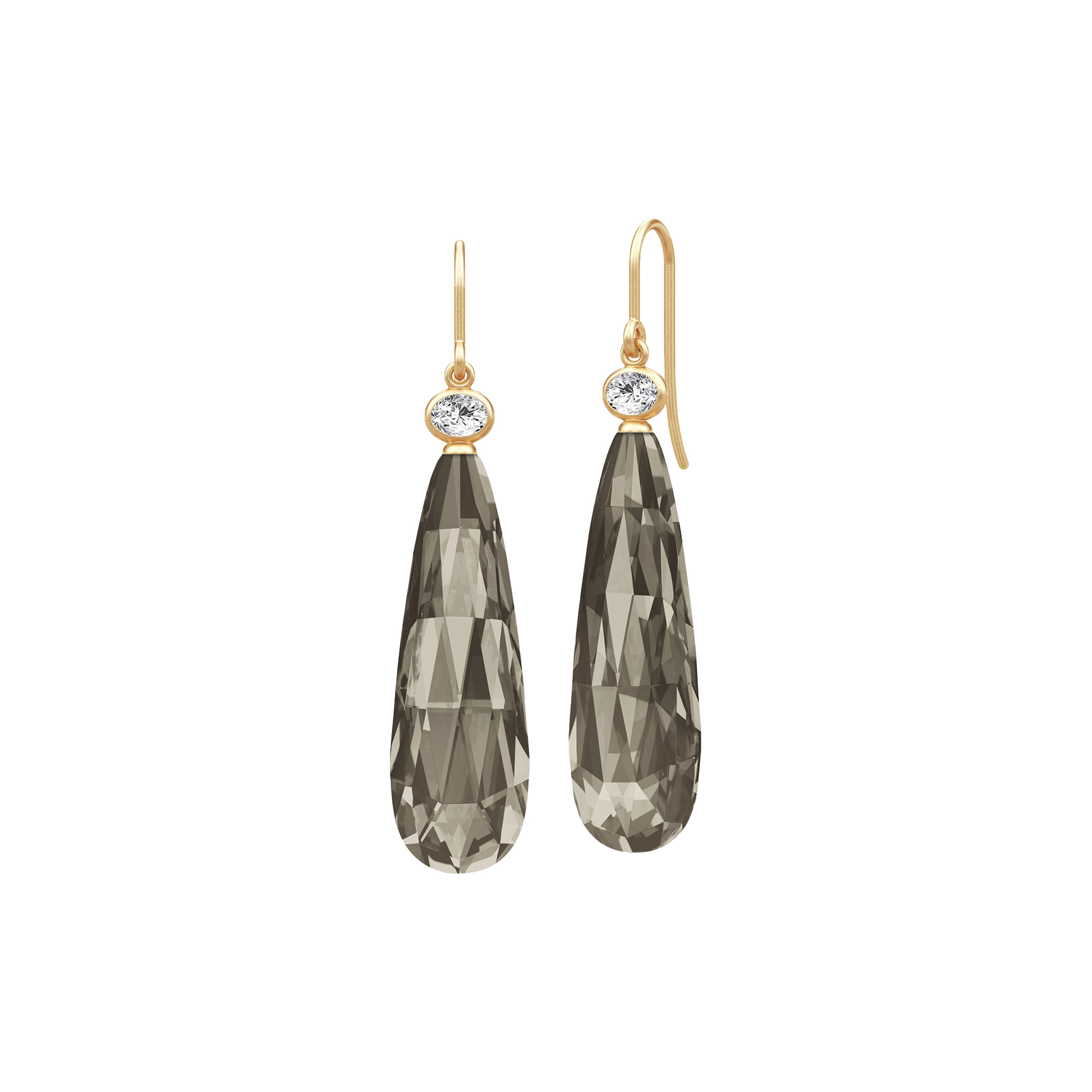 Julie Sandlau - Ofelia Drop Øreringe, smokey