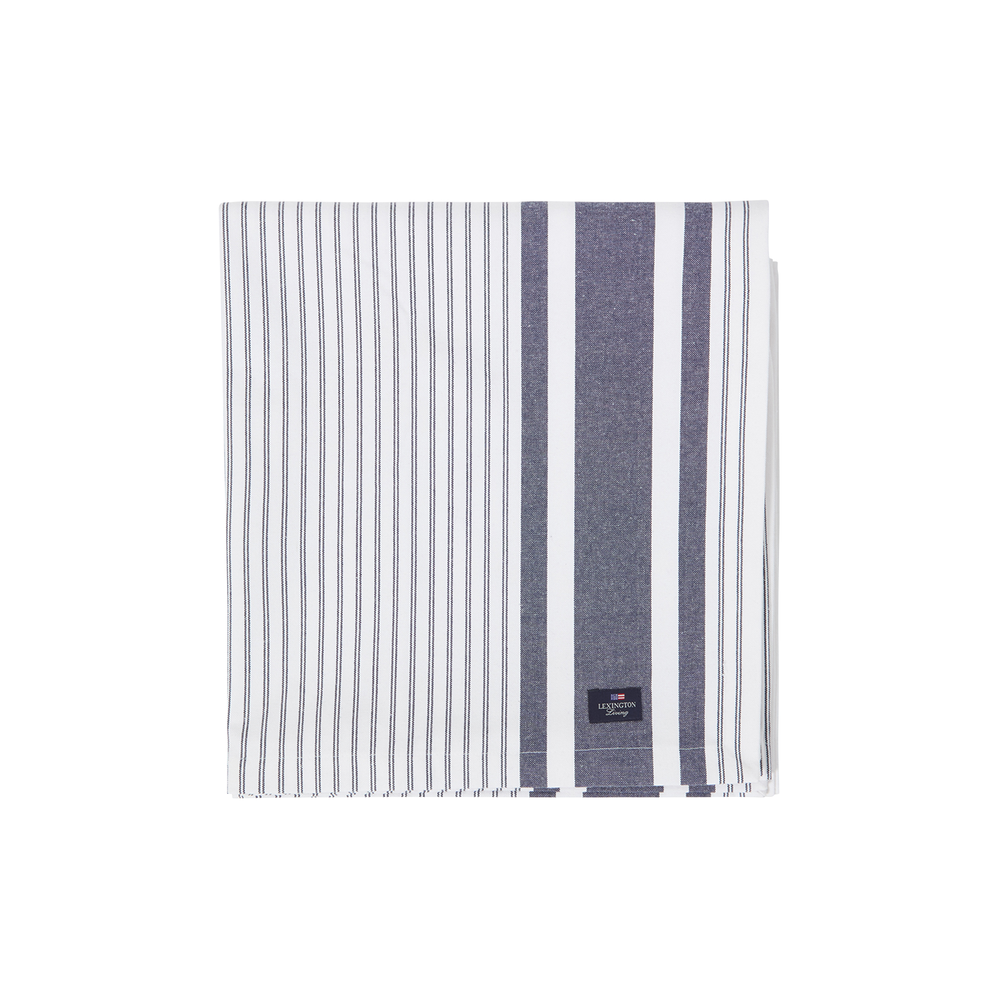 Lexington - Icons Oxford Tablecloth, dress blue/white - 150x250 cm