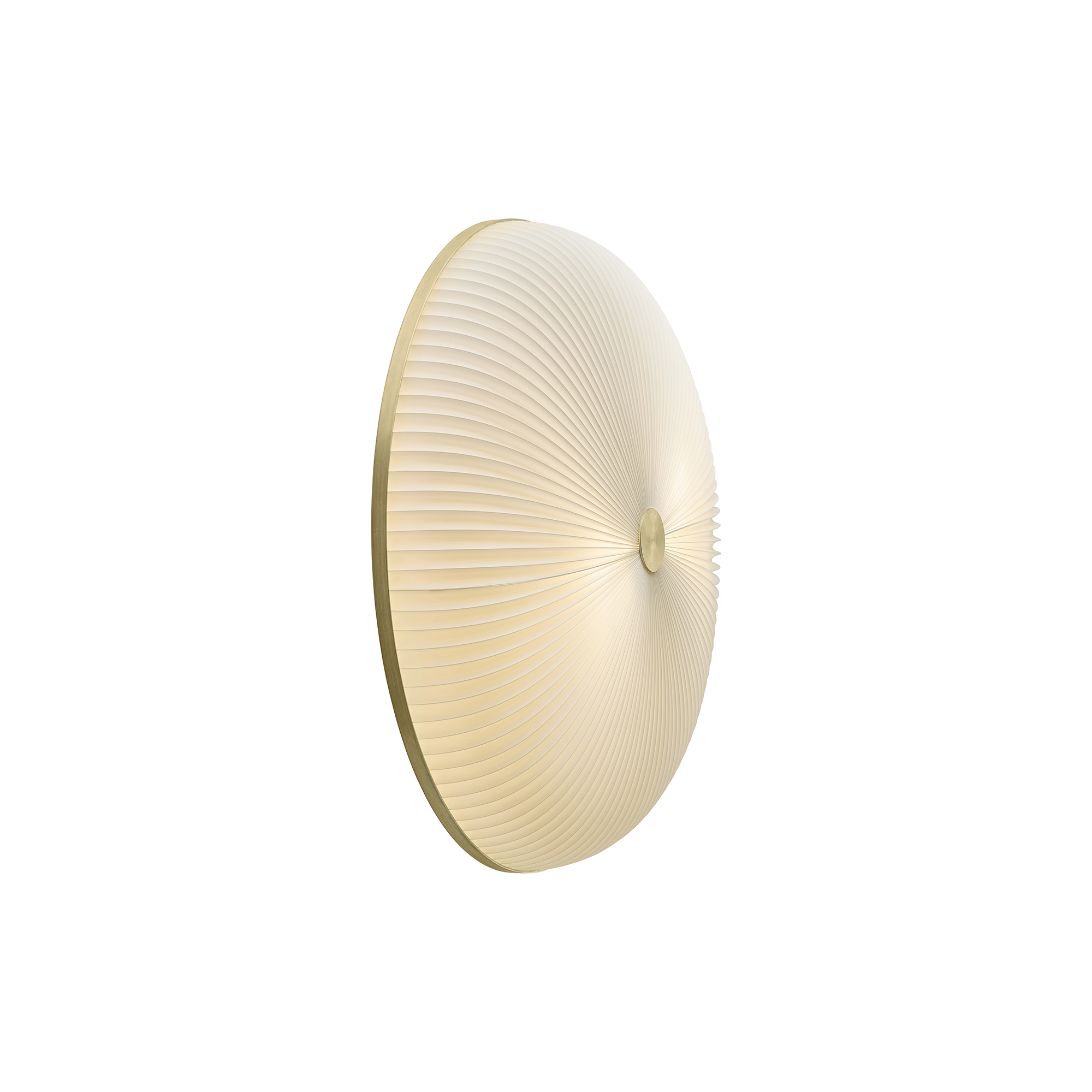 LE KLINT - Lamella 236 væg/loftlampe, golden - H: 13 x Ø 50 cm.