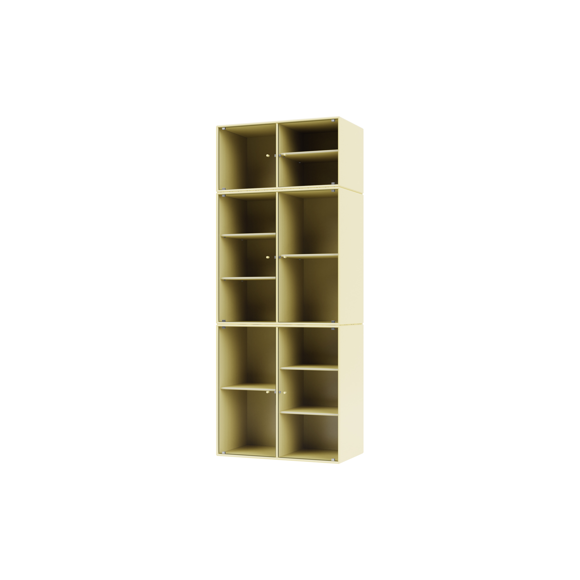 Montana Furniture - RIPPLE IV vitrineskab, 159 camomile