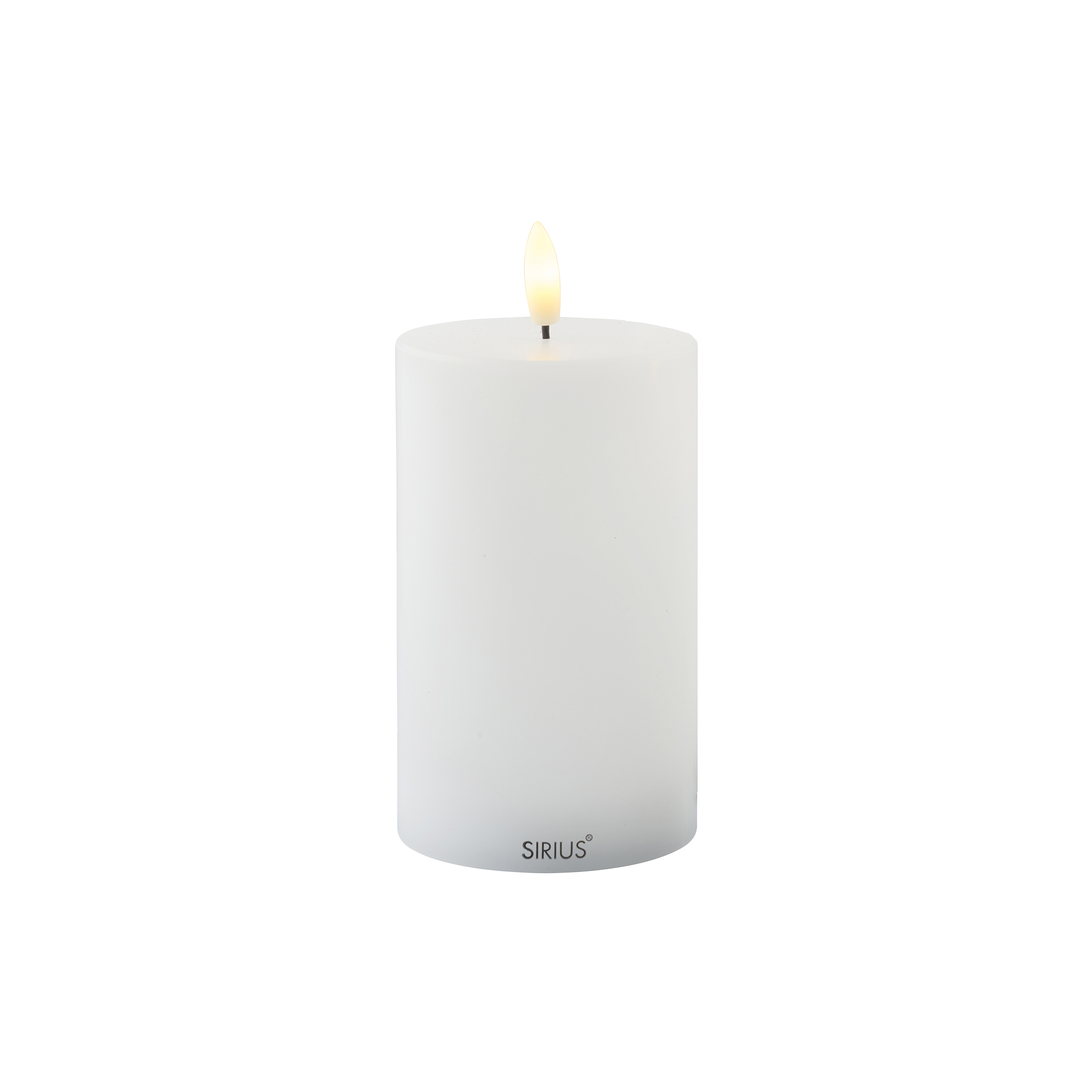Sirius Home - Sille genopladeligt lys, white - H12.5 cm