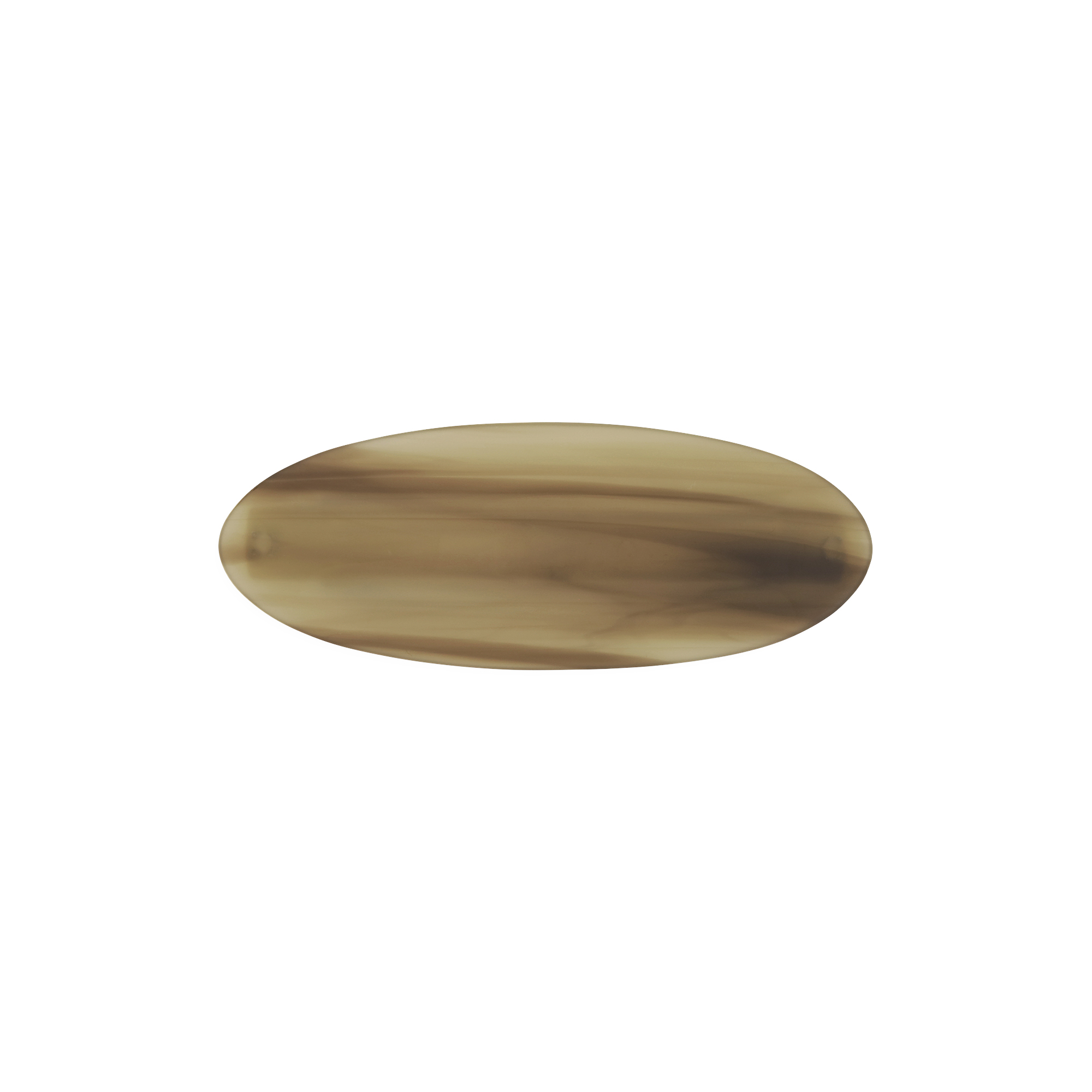 SUI AVA - Oval Bone Clip, green