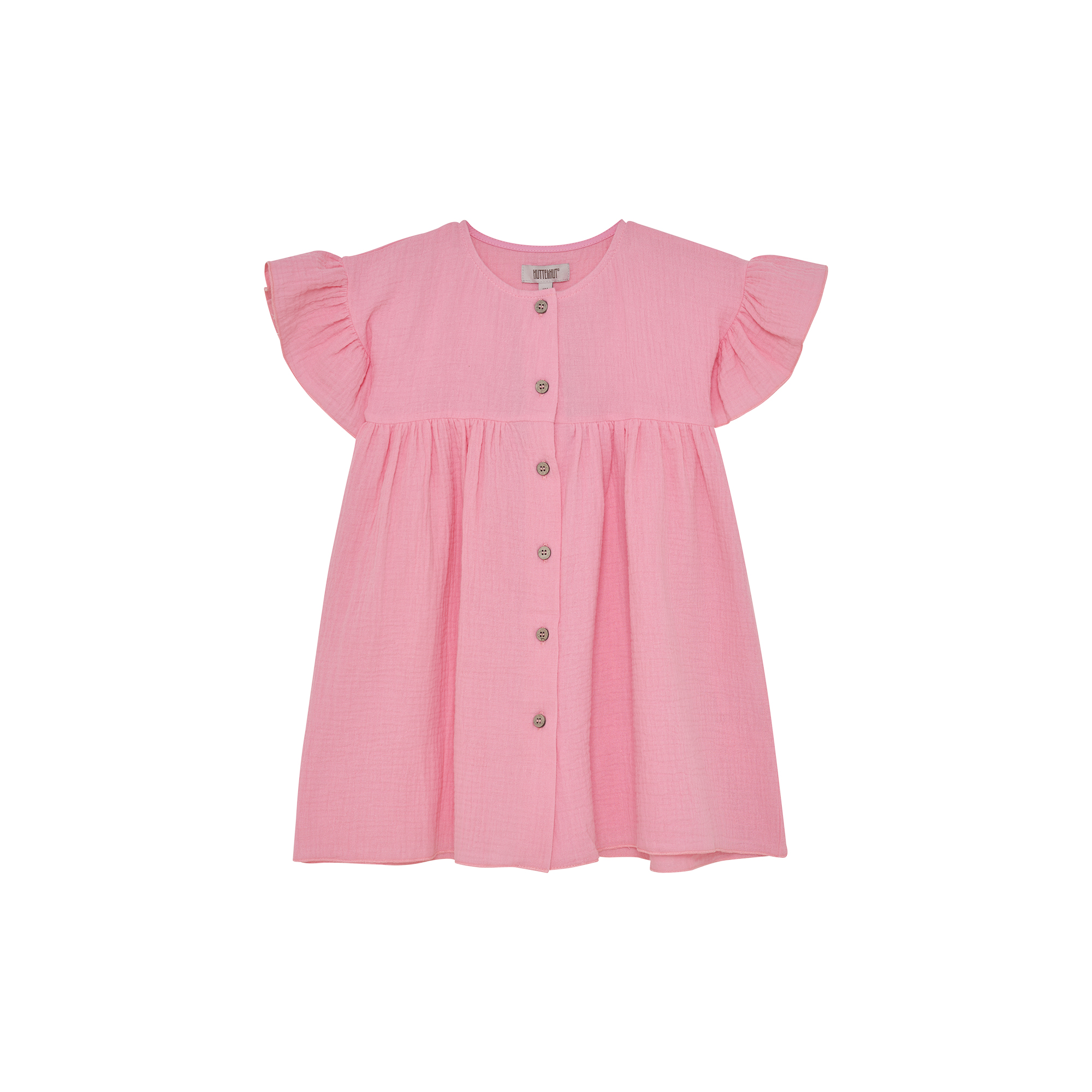 HUTTEliHUT - Dress SS Muslin, plumeria - Str. 86