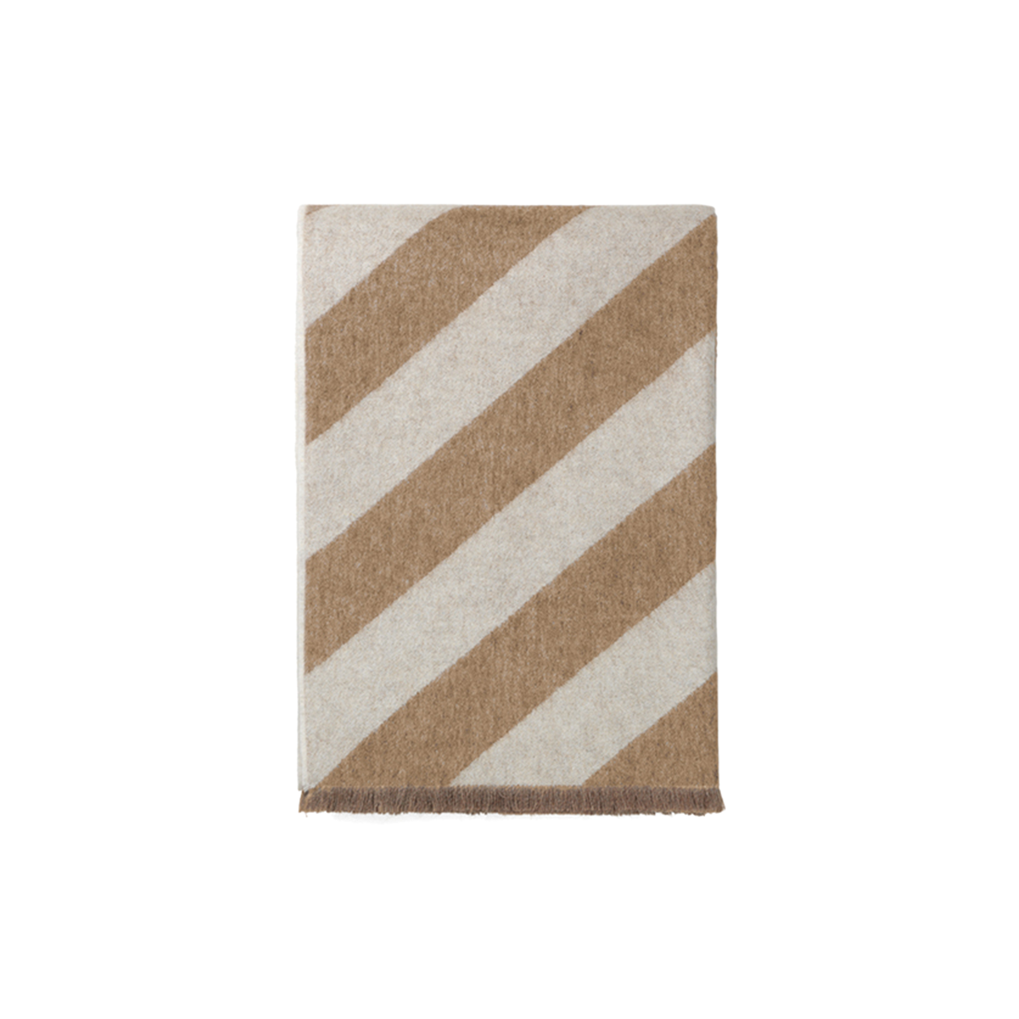 ELVANG - Fishbone plaid, camel