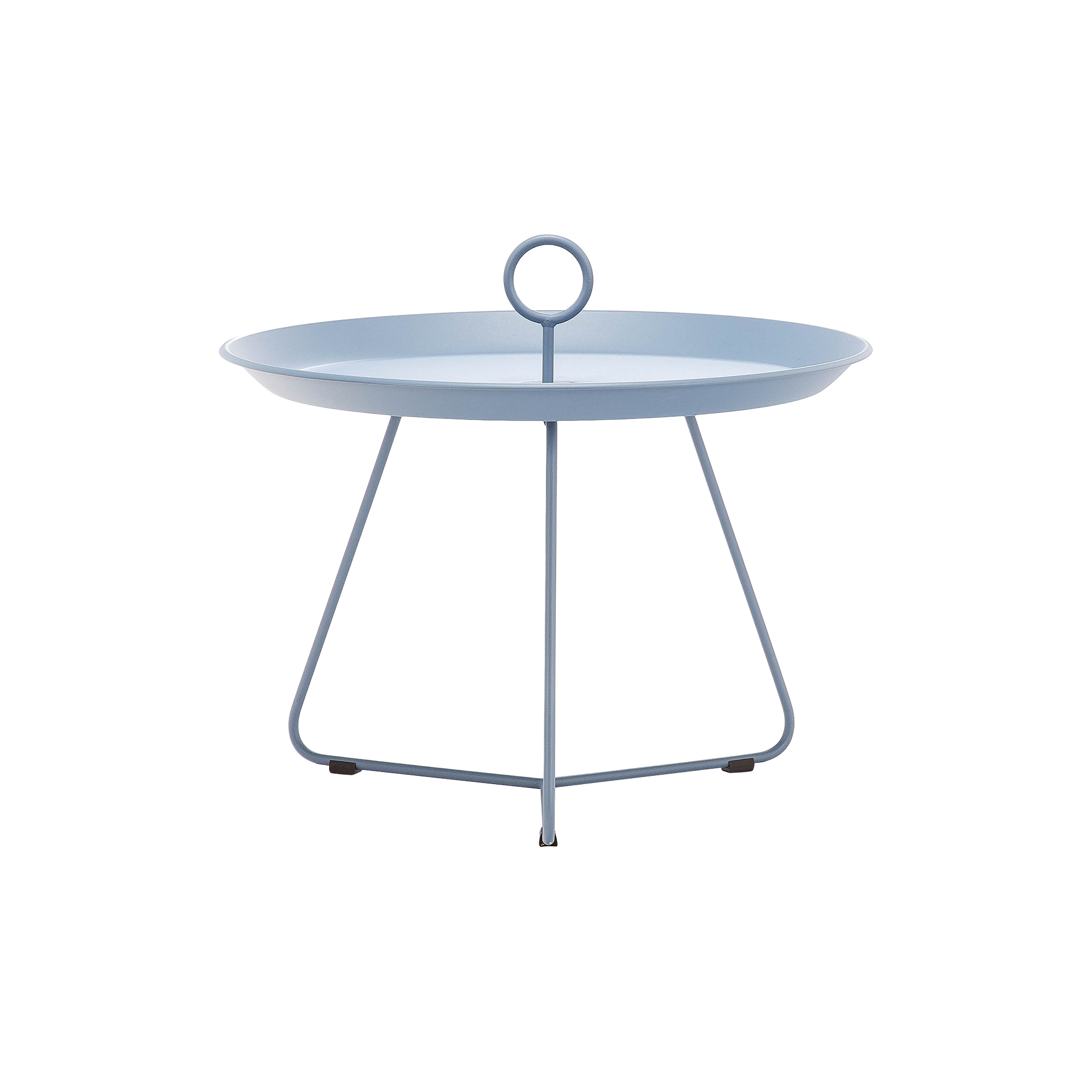 HOUE - EYELET bakkebord, pigeon blue - H: 43,5 x Ø 60 cm.