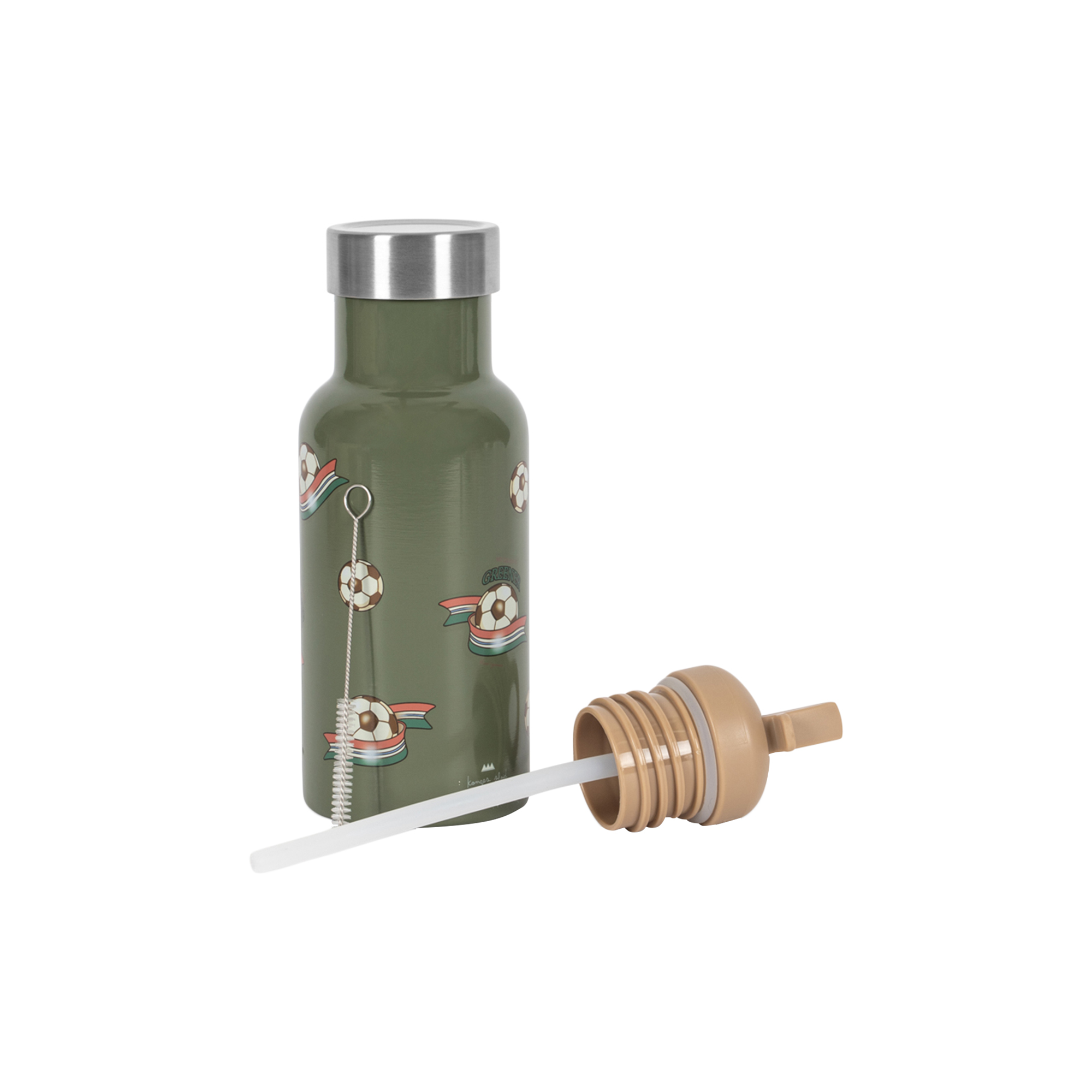 Konges Sløjd - Thermo Bottle, green/kick it - One-size