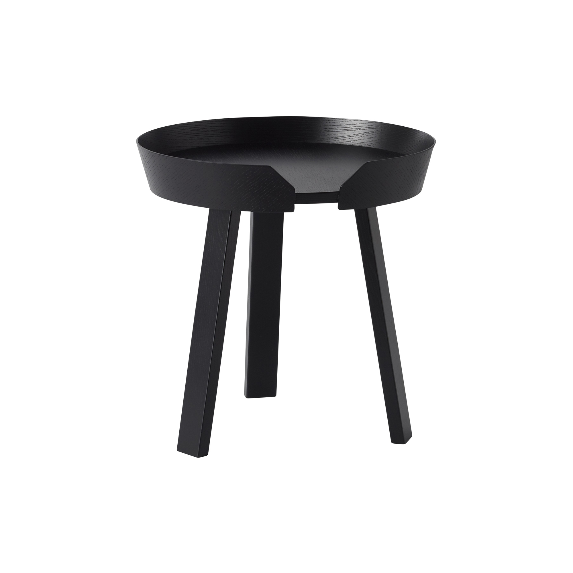 Muuto - Around Coffee Table, black - Ø45 cm