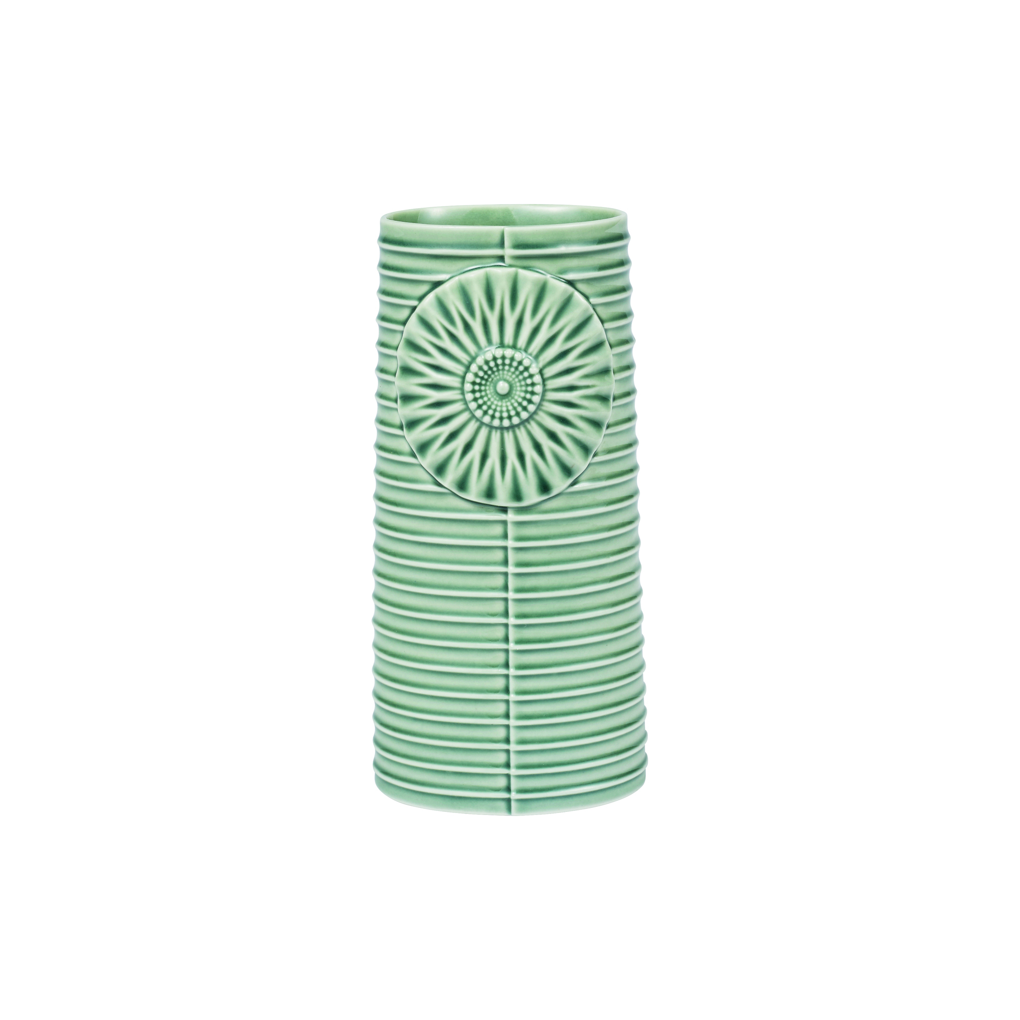 Dottir Nordic Design - Pipanella Lines vase, green - Big