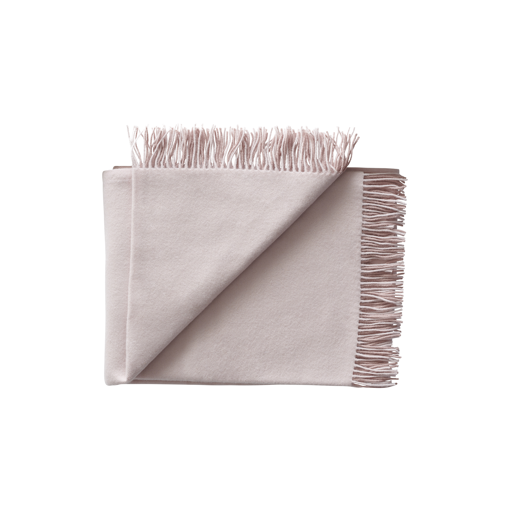 Silkeborg Uldspinderi - Secret plaid, 02210 blush/rosa - 130x190 cm
