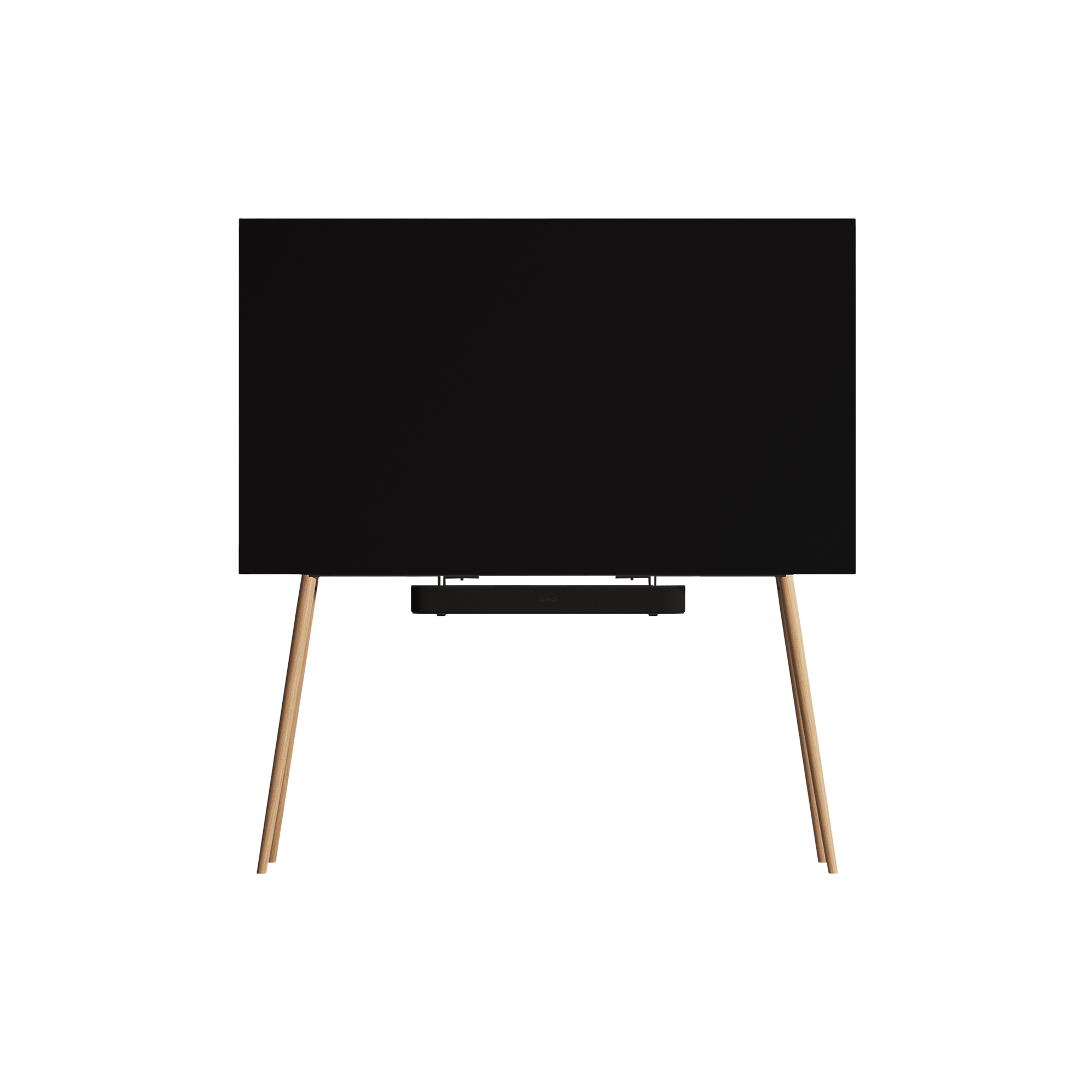 JALG - TV-stativ XL 55''-77'', oak - H: 69,5 x L: 134,5 x D: 33 cm.