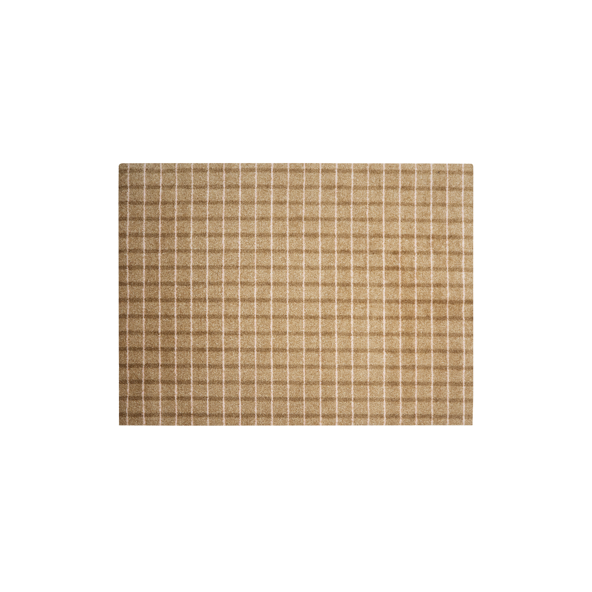 Heymat - Grid Chocolate Strawberry dørmåtte - 85x115 cm